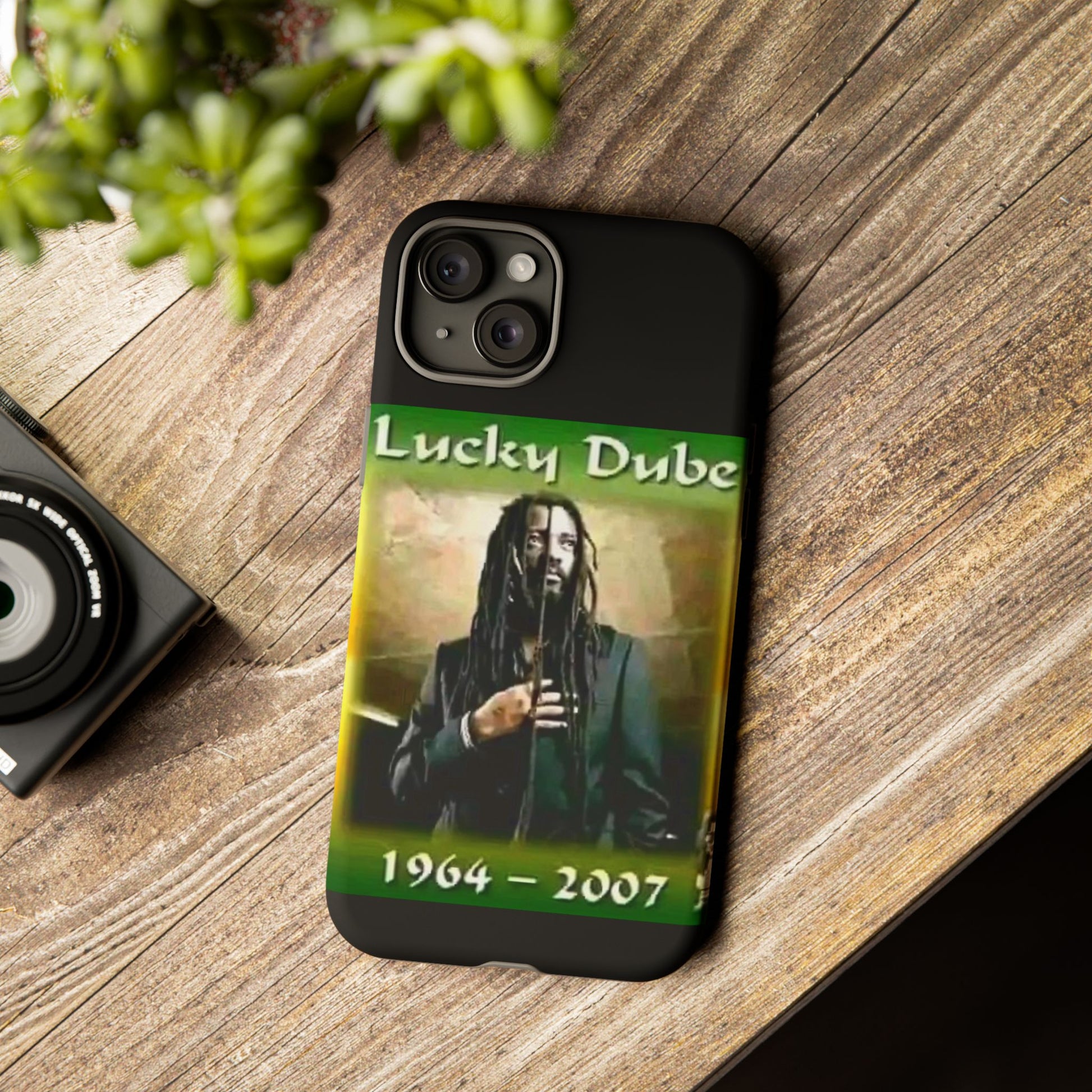 Lucky Dube Tough Cases for iPhones, Samsung, and Pixel
