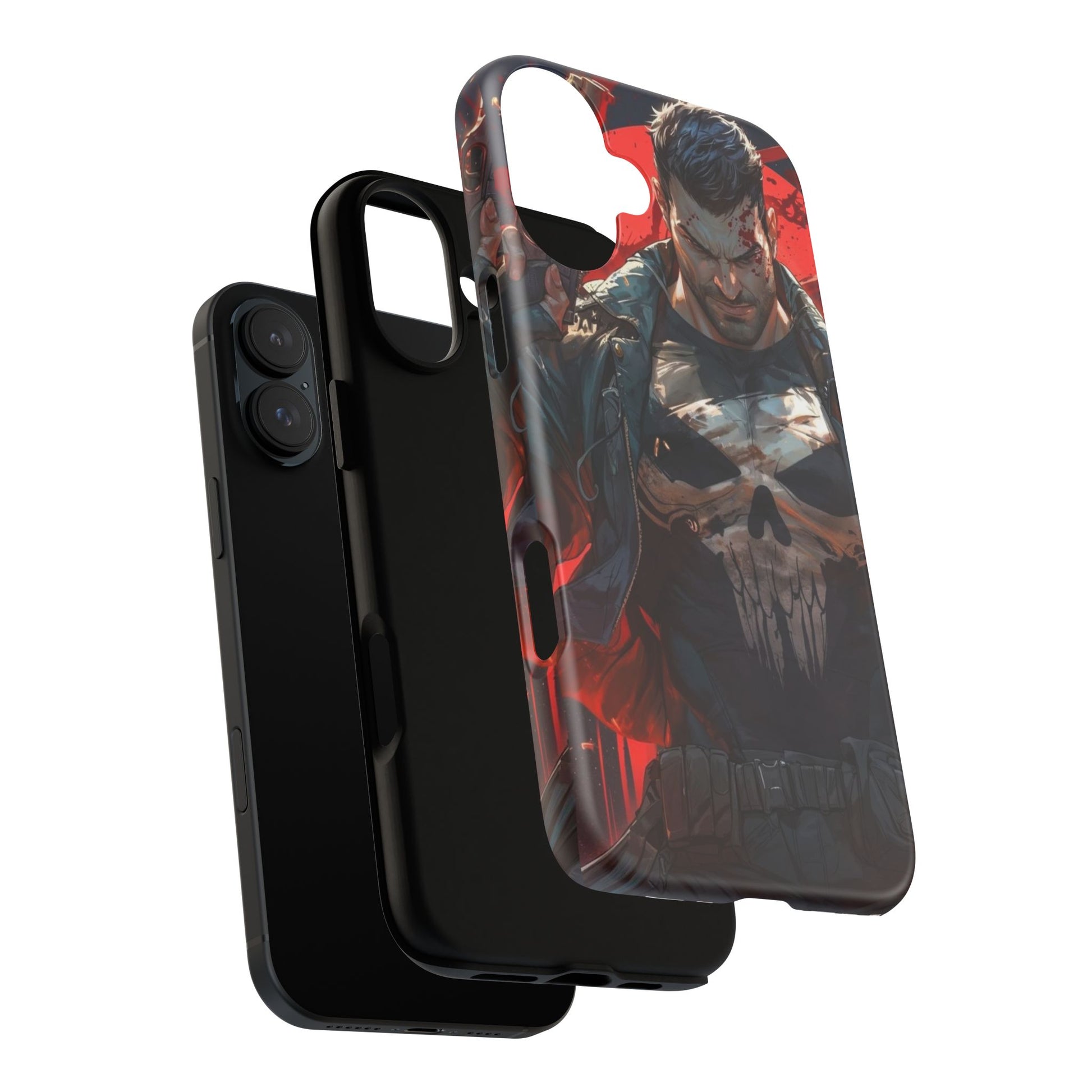 Punisher Tough Cases for iPhones, Samsung, and Pixel