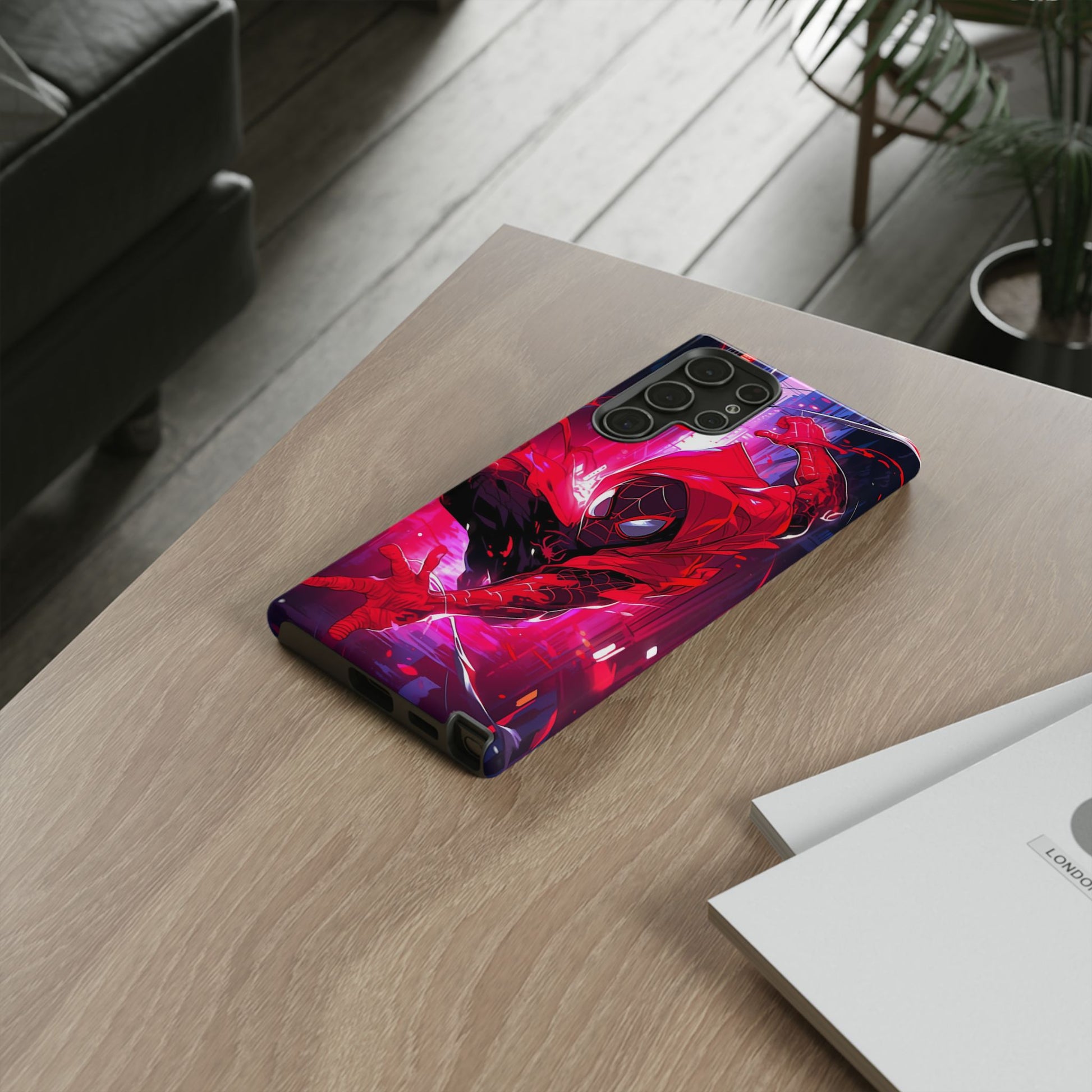 Miles Morales Spiderman Phone Case, Tough Cases for iPhones, Samsung, and Pixel