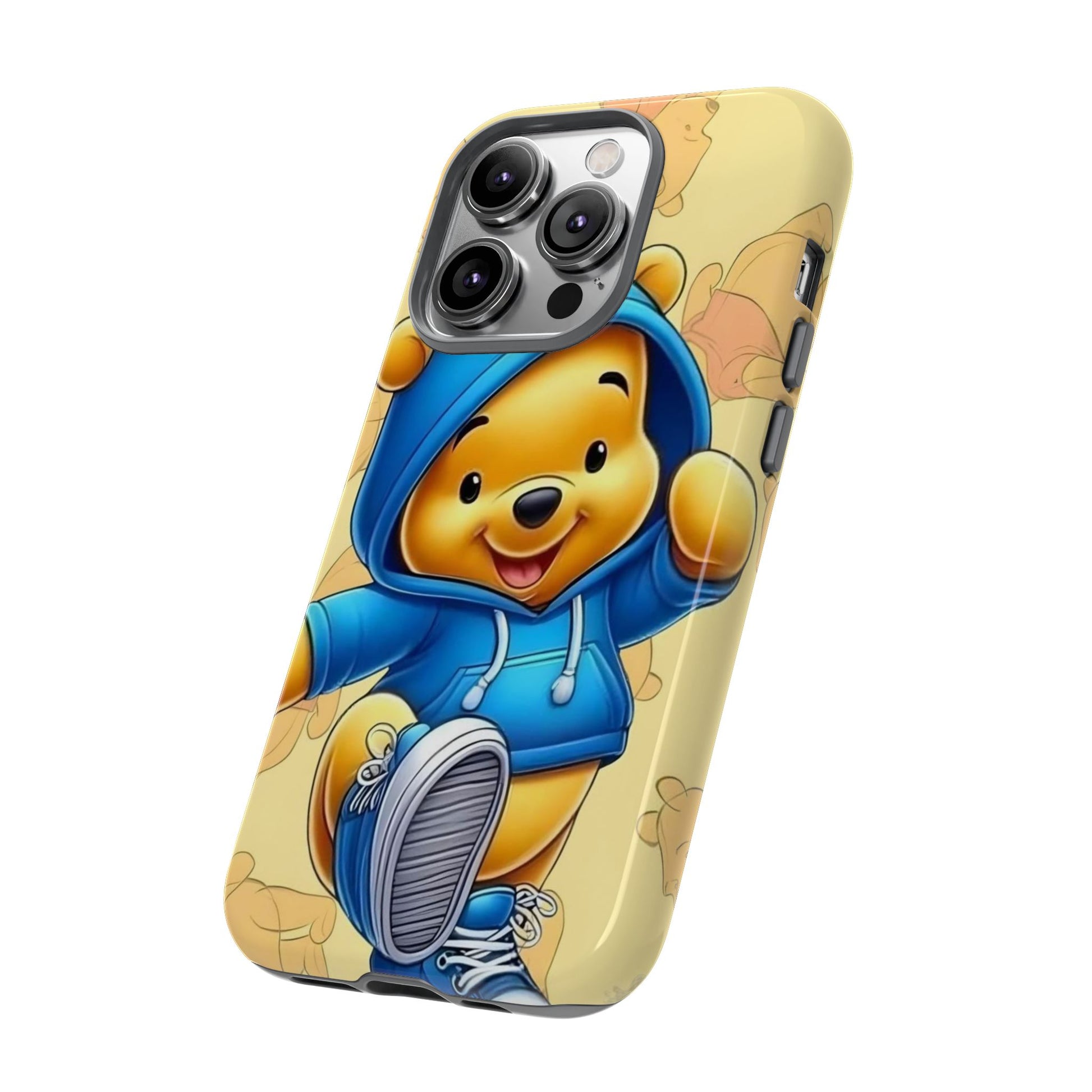 Cute Pooh Bear Phone Case, Tough Case