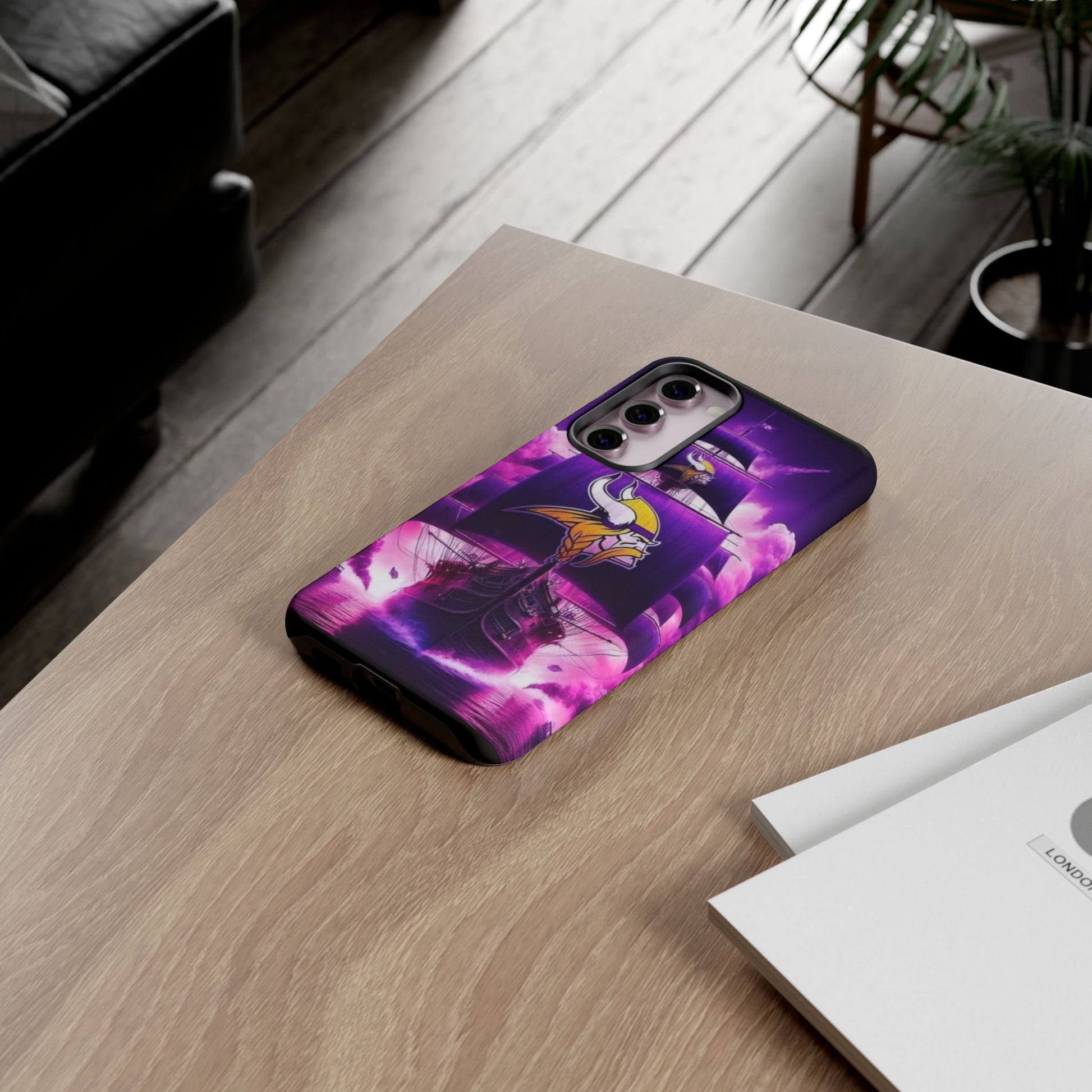 Minnesota Vikings Ship Football Phone Case, Tough Cases for iPhones, Samsung, and Pixel