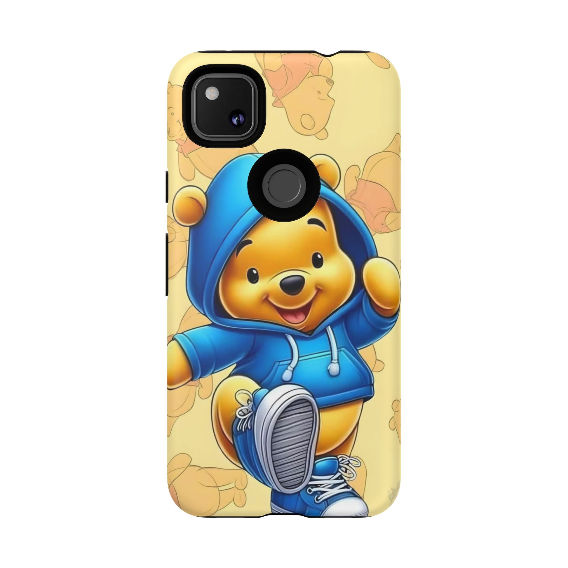 Cute Pooh Bear Phone Case, Tough Case