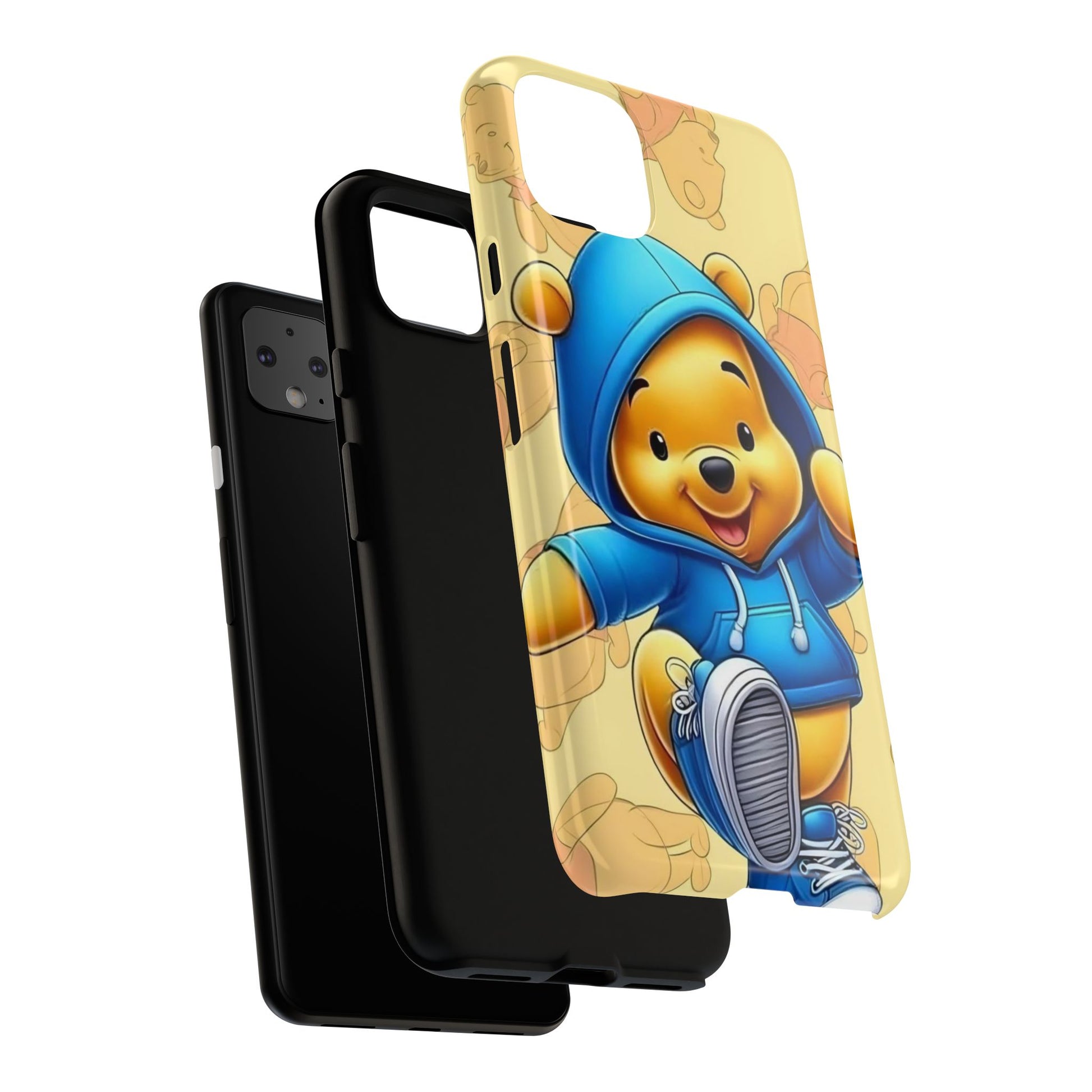 Cute Pooh Bear Phone Case, Tough Case