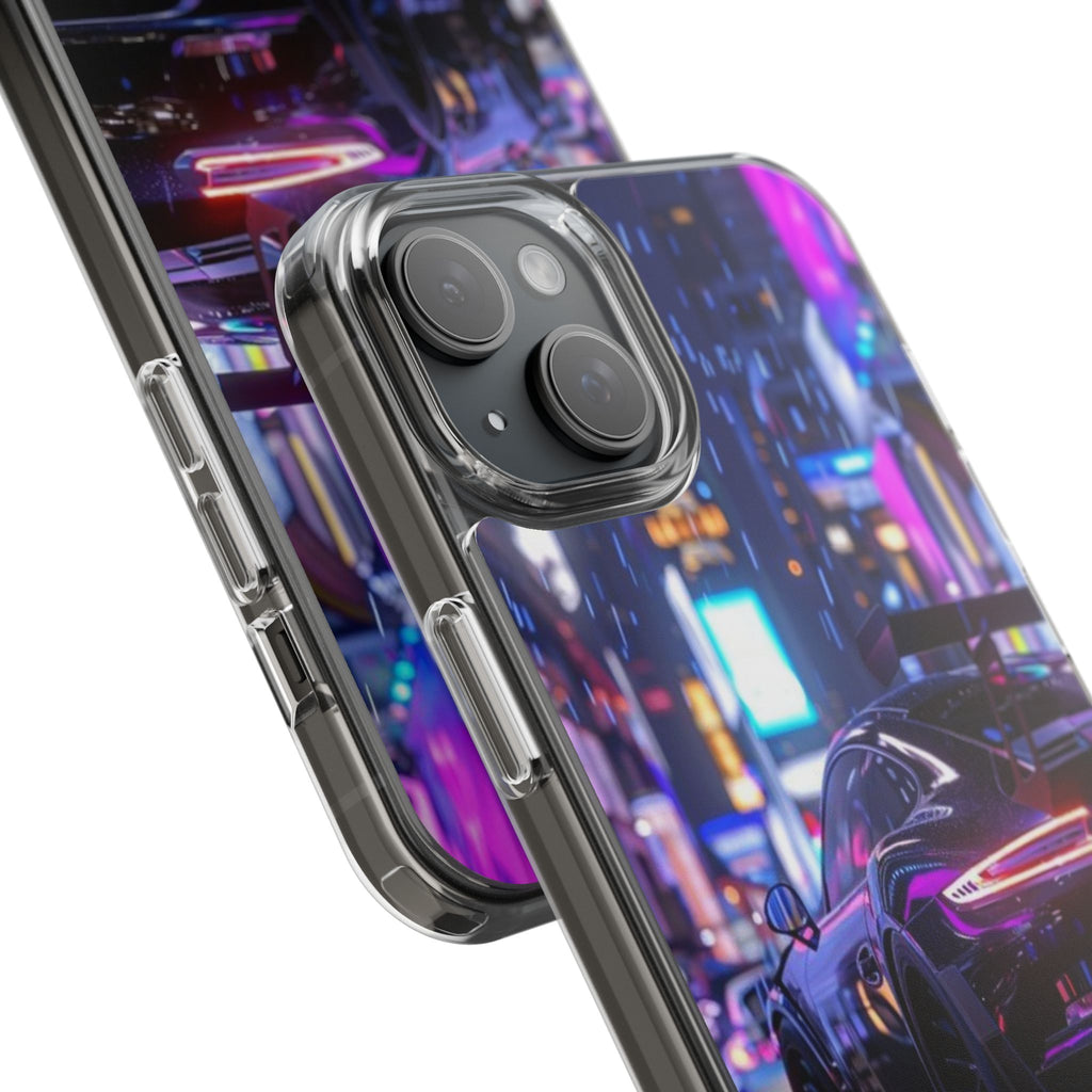 Beautiful Porsche in City Art Iphone, Samsung case