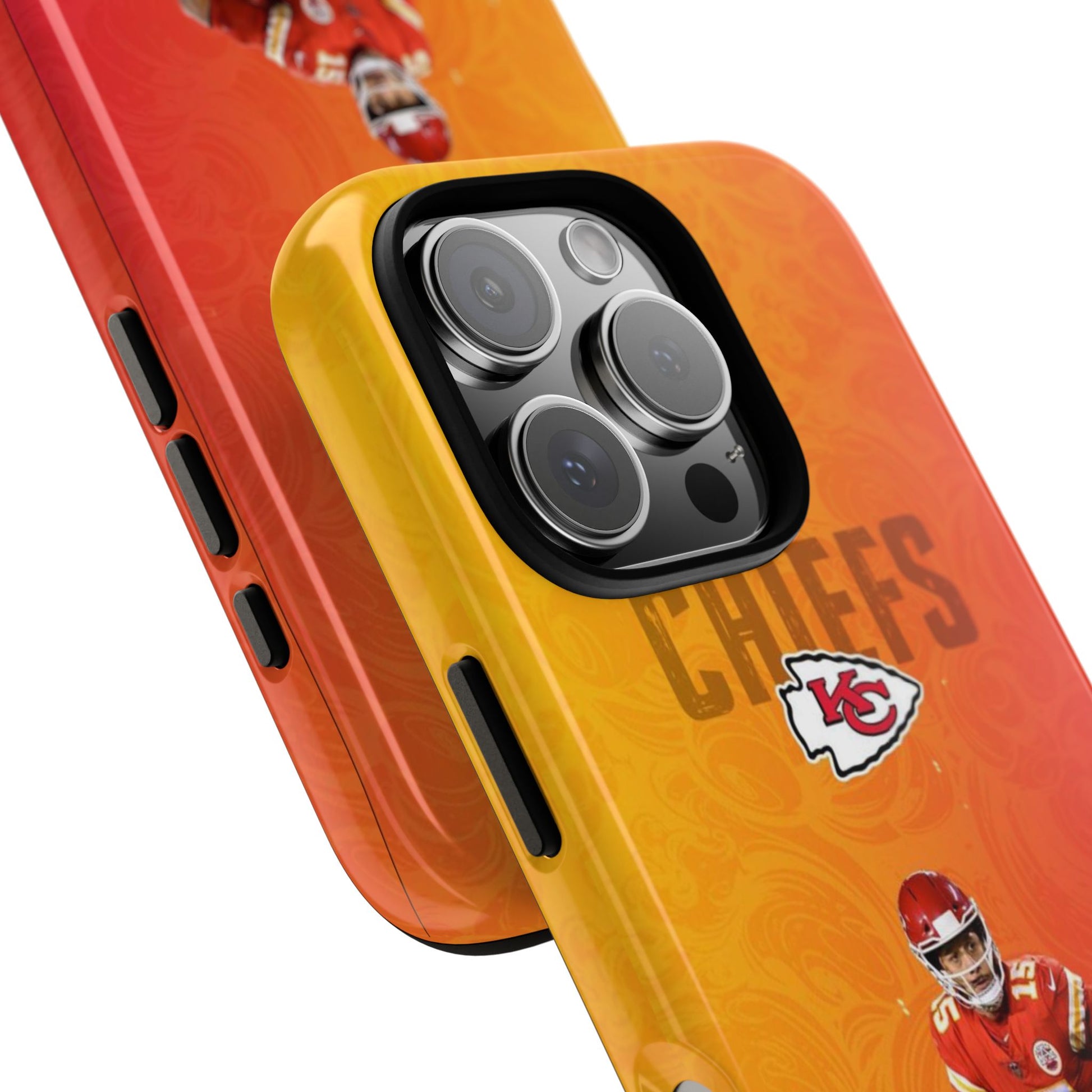 Kansas City Chiefs Patrick Mahomes Football Tough Cases for iPhones, Samsung, and Pixel