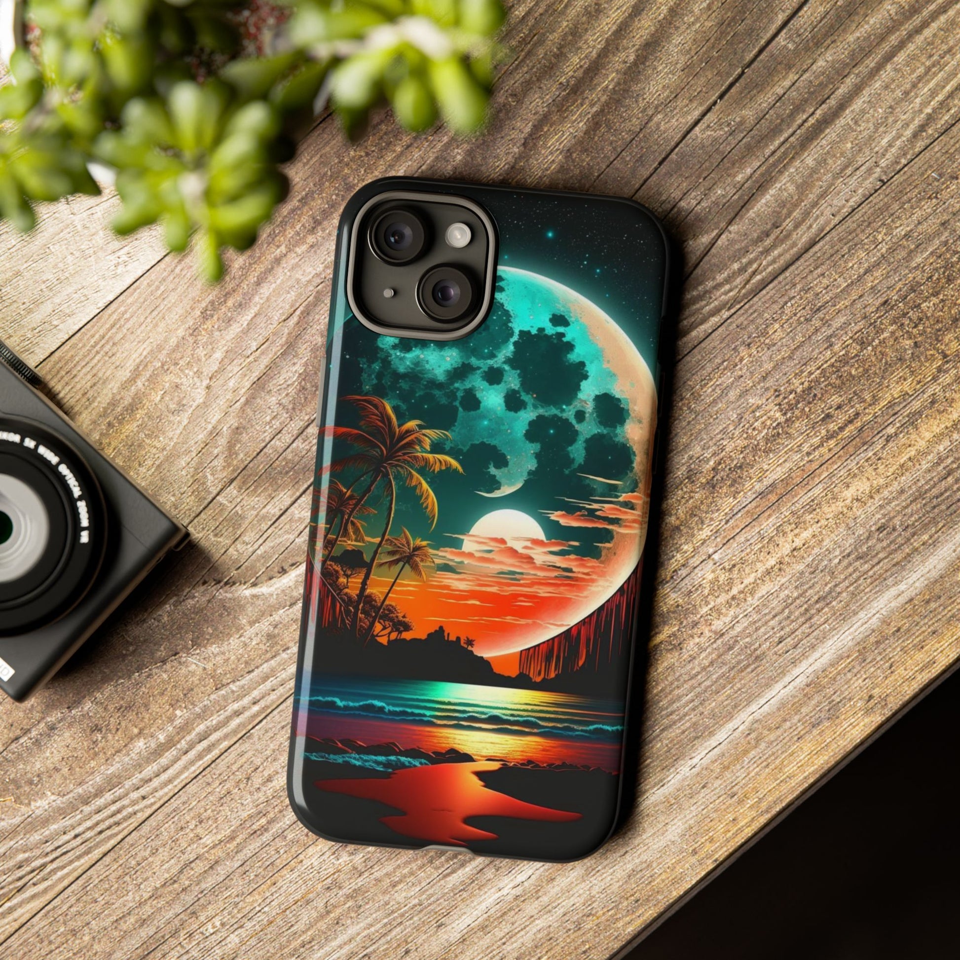 Fantasy Beach Sunset Landscape Phone Case for iPhone, Samsung Galaxy, & Pixel Phones