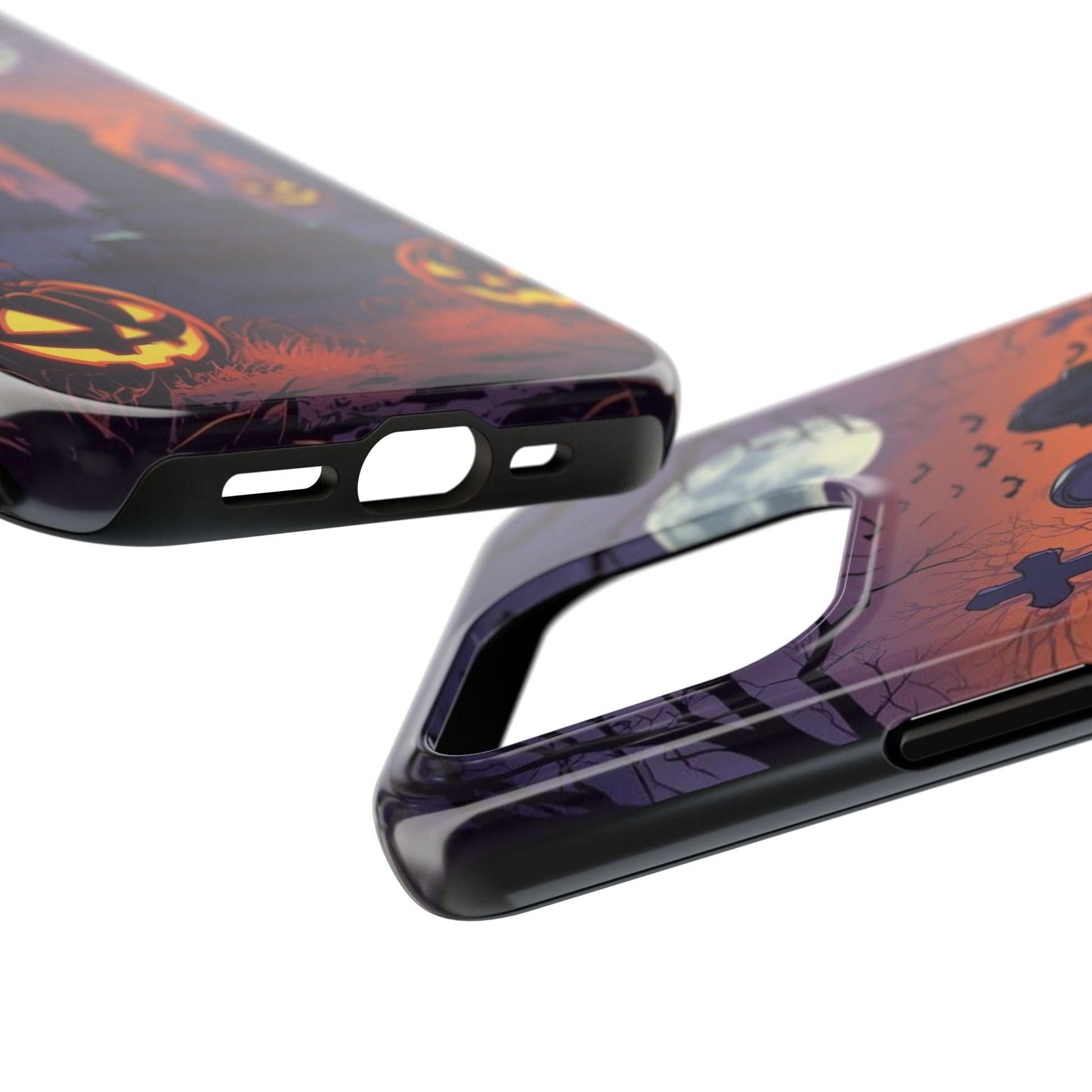 Graveyard Halloween Theme Phone Cases for iPhones & Samsung Phones