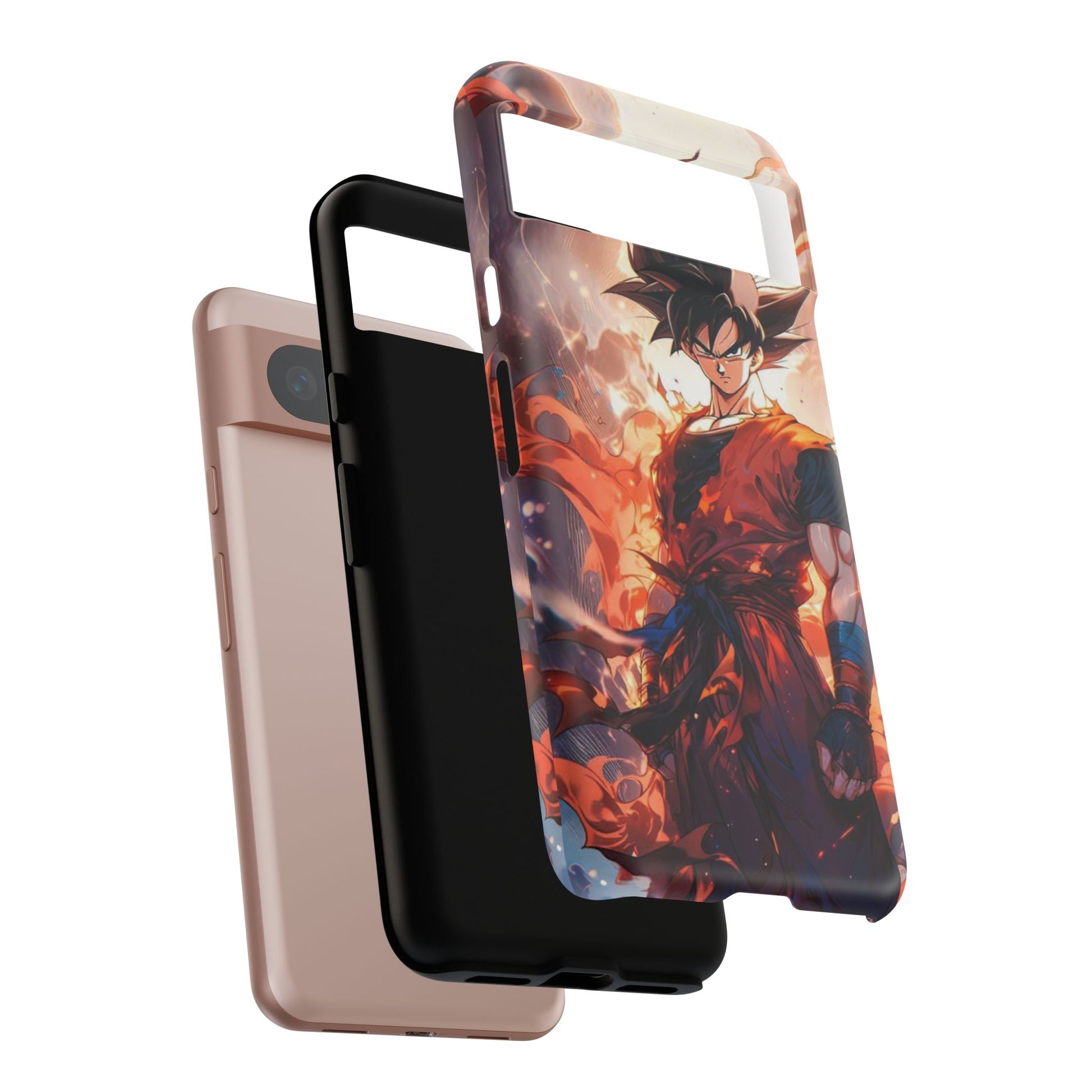 Anime Manga Dragon Ball Z Goku Tough Cases for iPhones, Samsung, and Pixel
