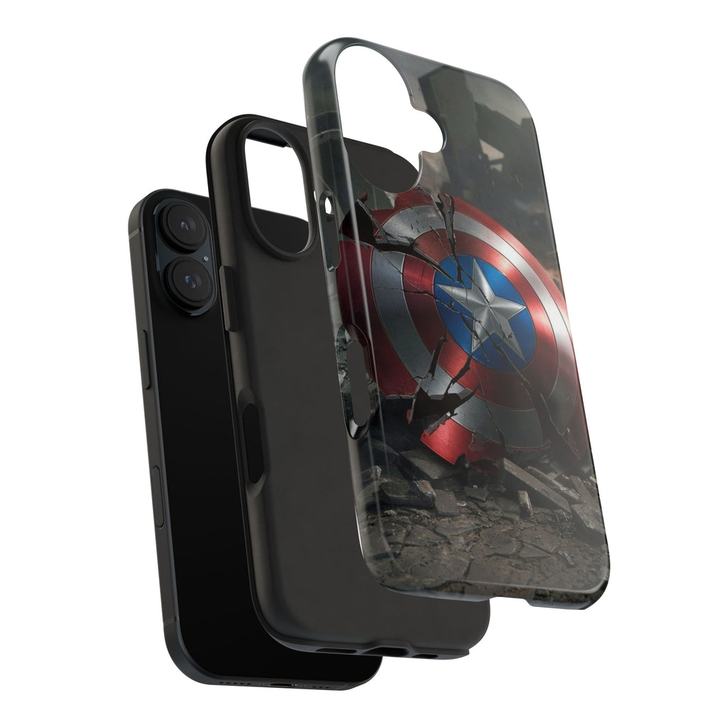 Capt. America Shield Tough Phone Cases for Iphones & Samsung Phones Durable
