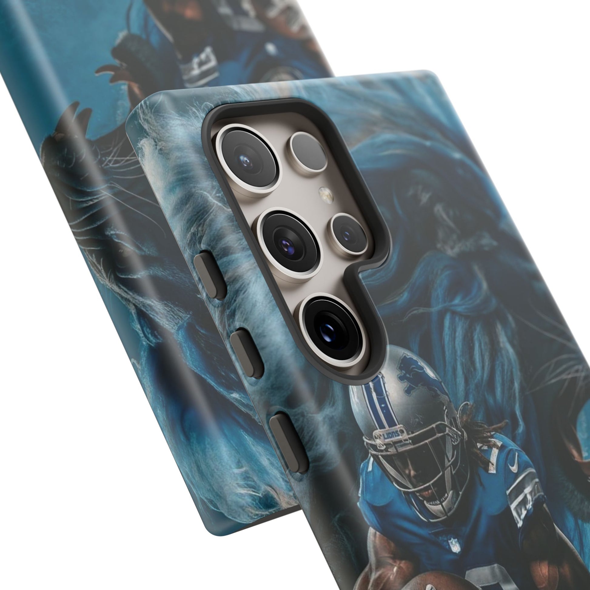 Detroit Lions Player Football Phone Case, Tough Cases for iPhones, Samsung, and Pixel