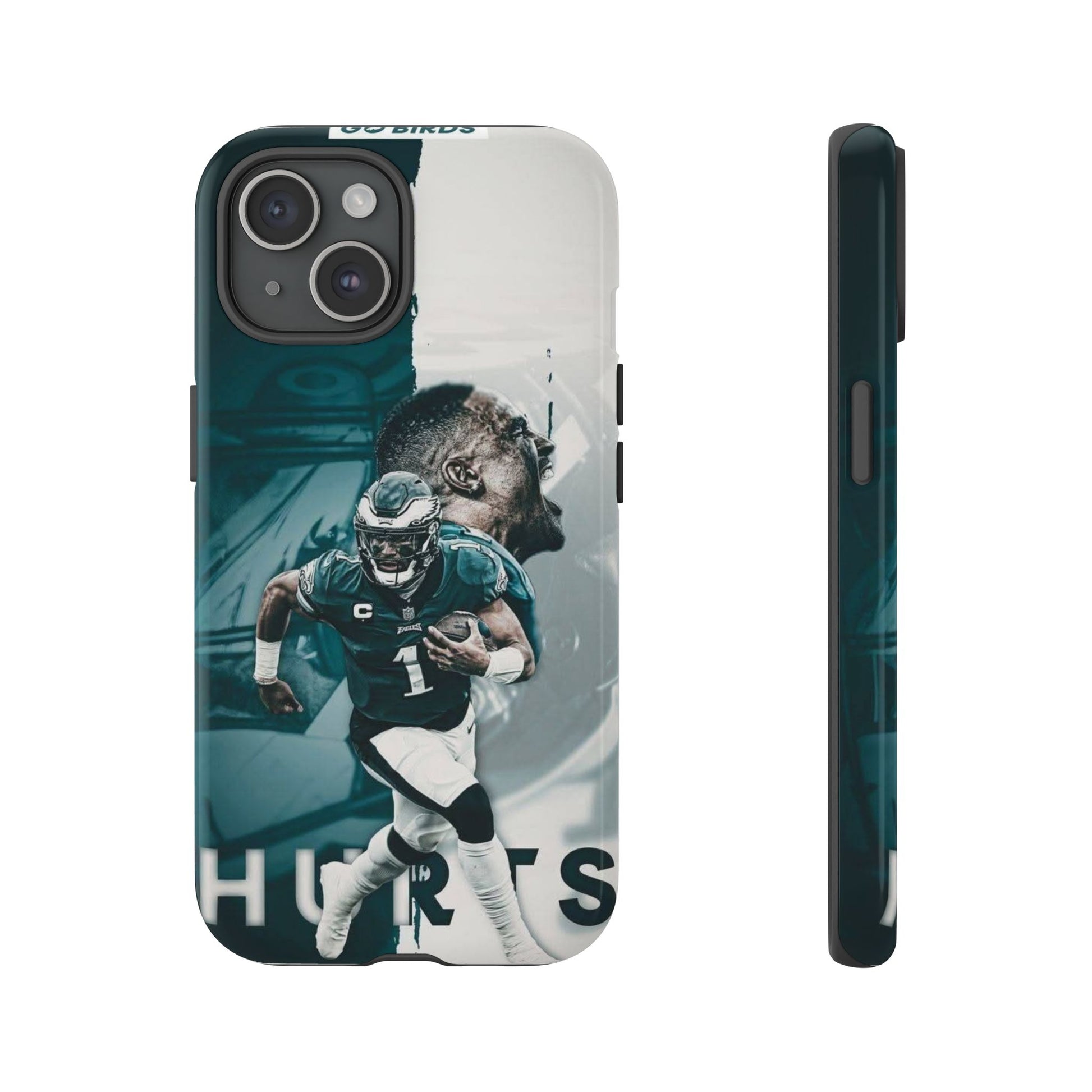 Jalen Hurts Eagles Football Tough Cases for iPhones, Samsung, and Pixel