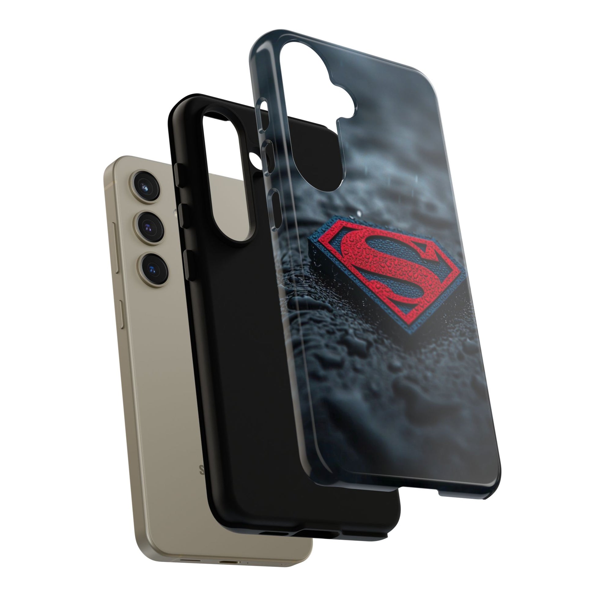 Superman Logo Tough Cases for iPhones, Samsung, and Pixel