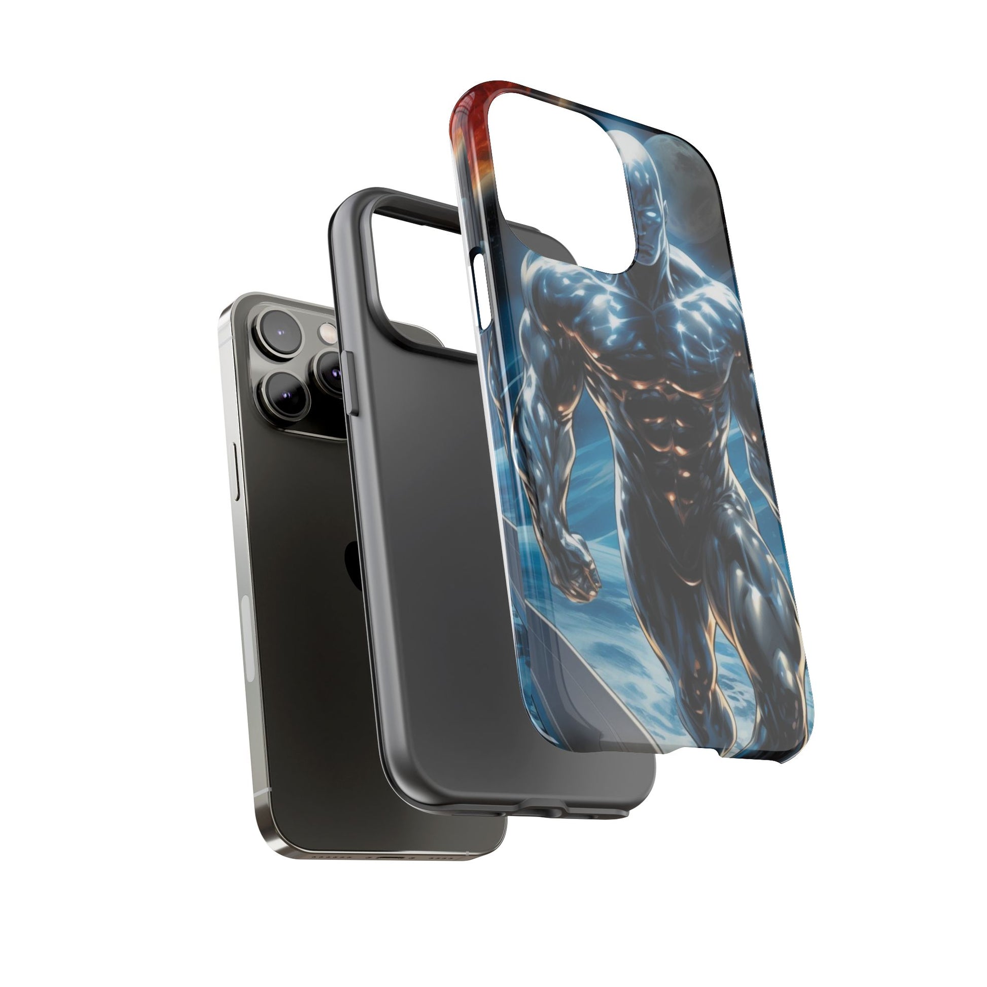 The Silver Surfer Comic Art Phone Case, Tough Cases for iPhones, Samsung, and Pixel