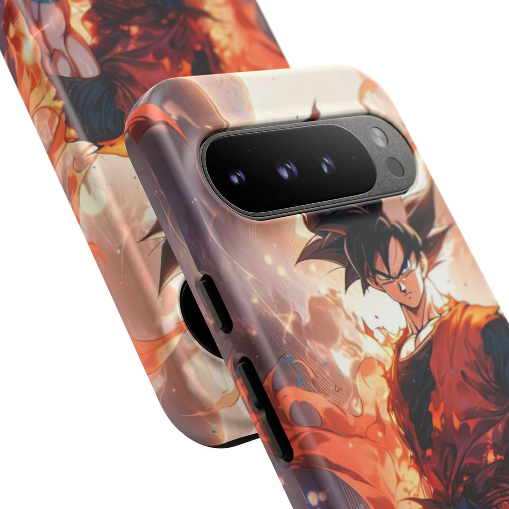 Anime Manga Dragon Ball Z Goku Tough Cases for iPhones, Samsung, and Pixel