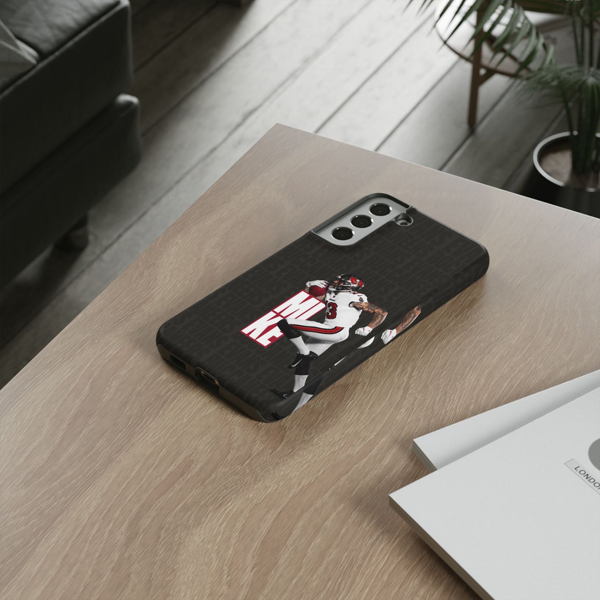 Mike Evans Football Tampa Bay Buccaneers Tough Cases for iPhones, Samsung, and Pixel