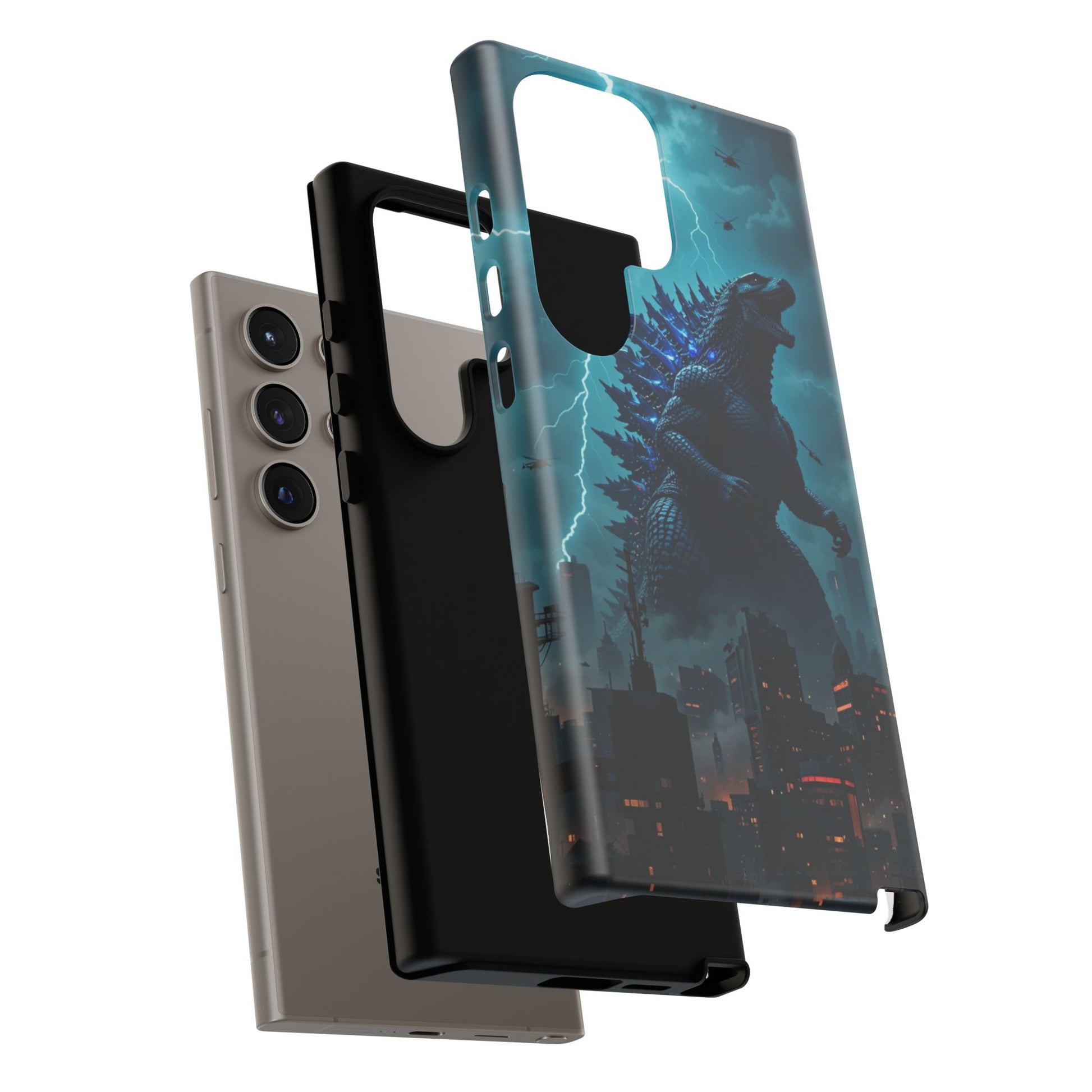 Godzilla Phone Case, Tough Cases for iPhones, Samsung, and Pixel