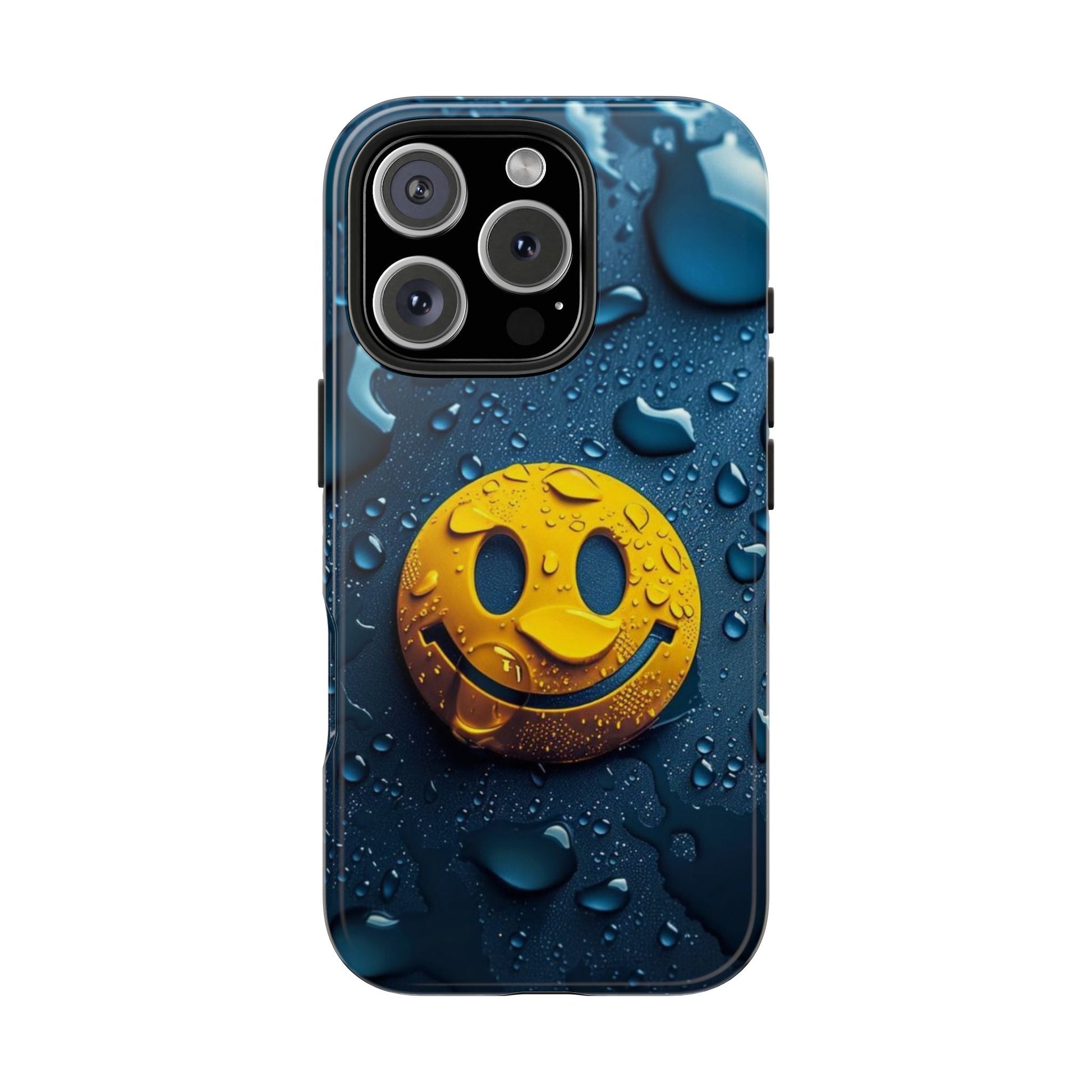 Be Happy Smiley Face Phone Cases for iPhones & Samsung Phones