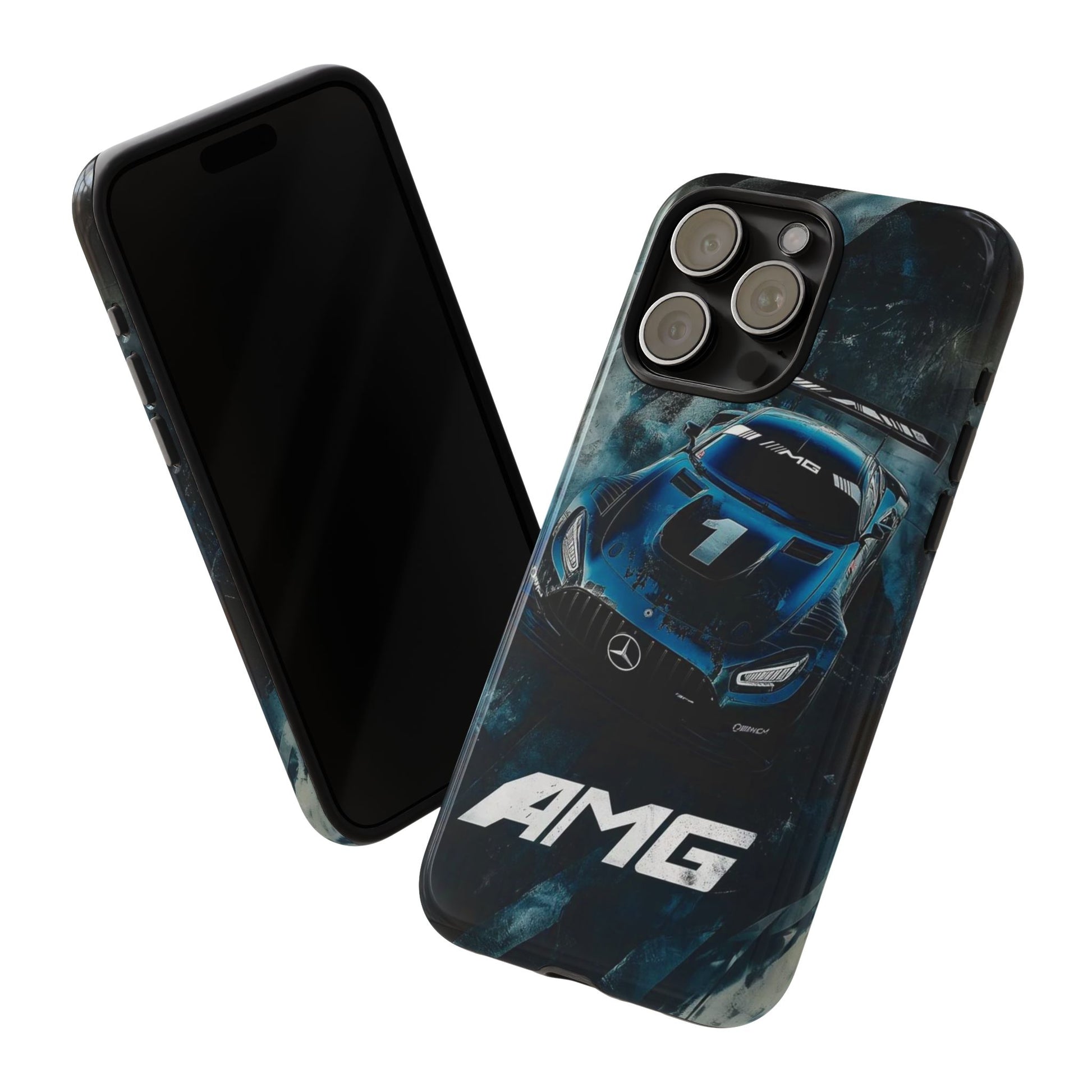 Mercedes AMG Racing Car Tough Cases for iPhones, Samsung, and Pixel