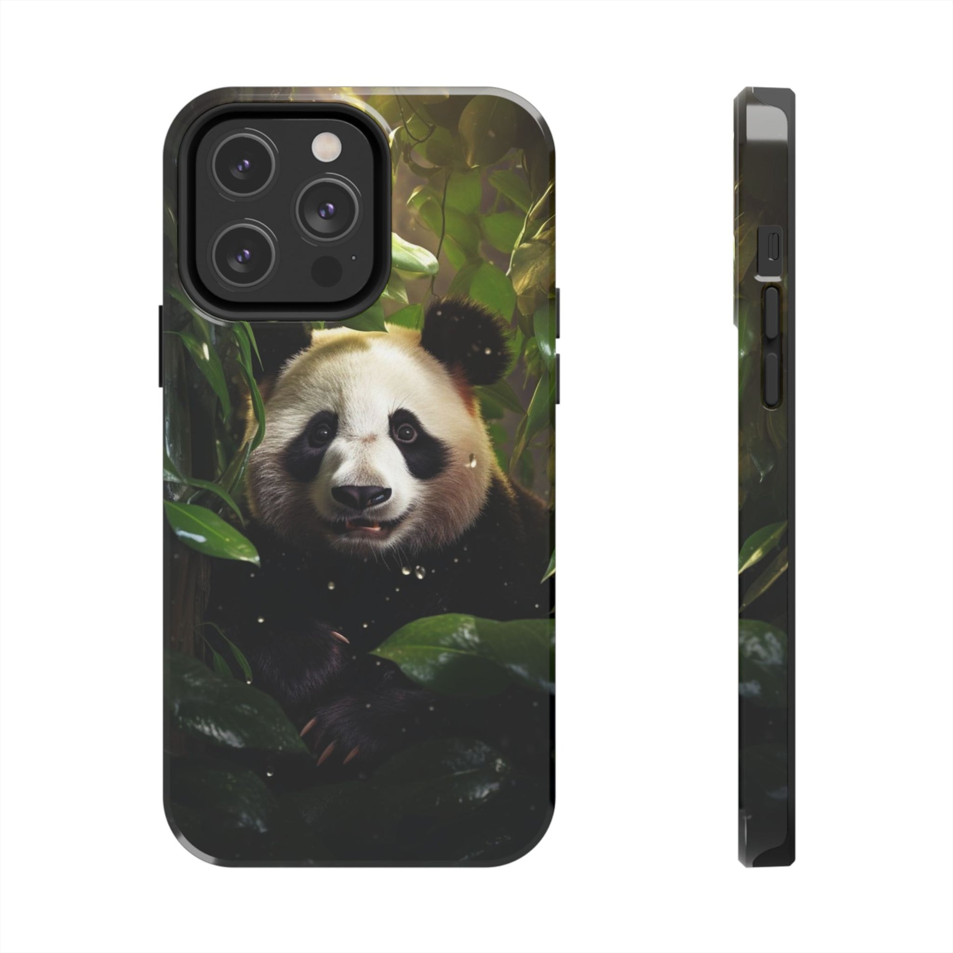 Smiling Panda Theme Phone Cases for iPhones & Samsung Phones