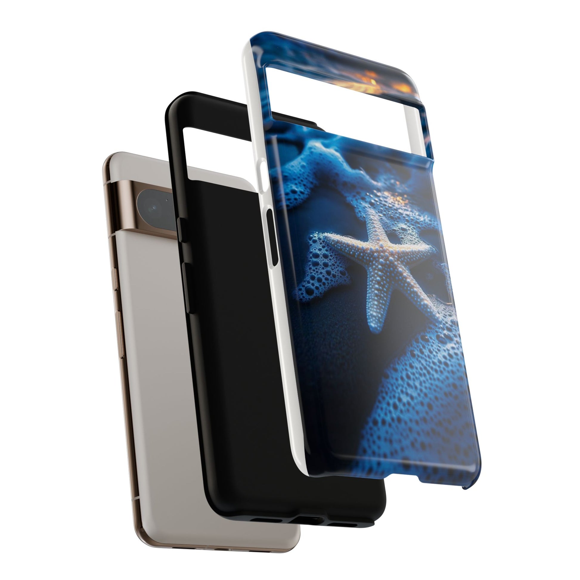 Starfish Beach Tough Cases for iPhones, Samsung, and Pixel