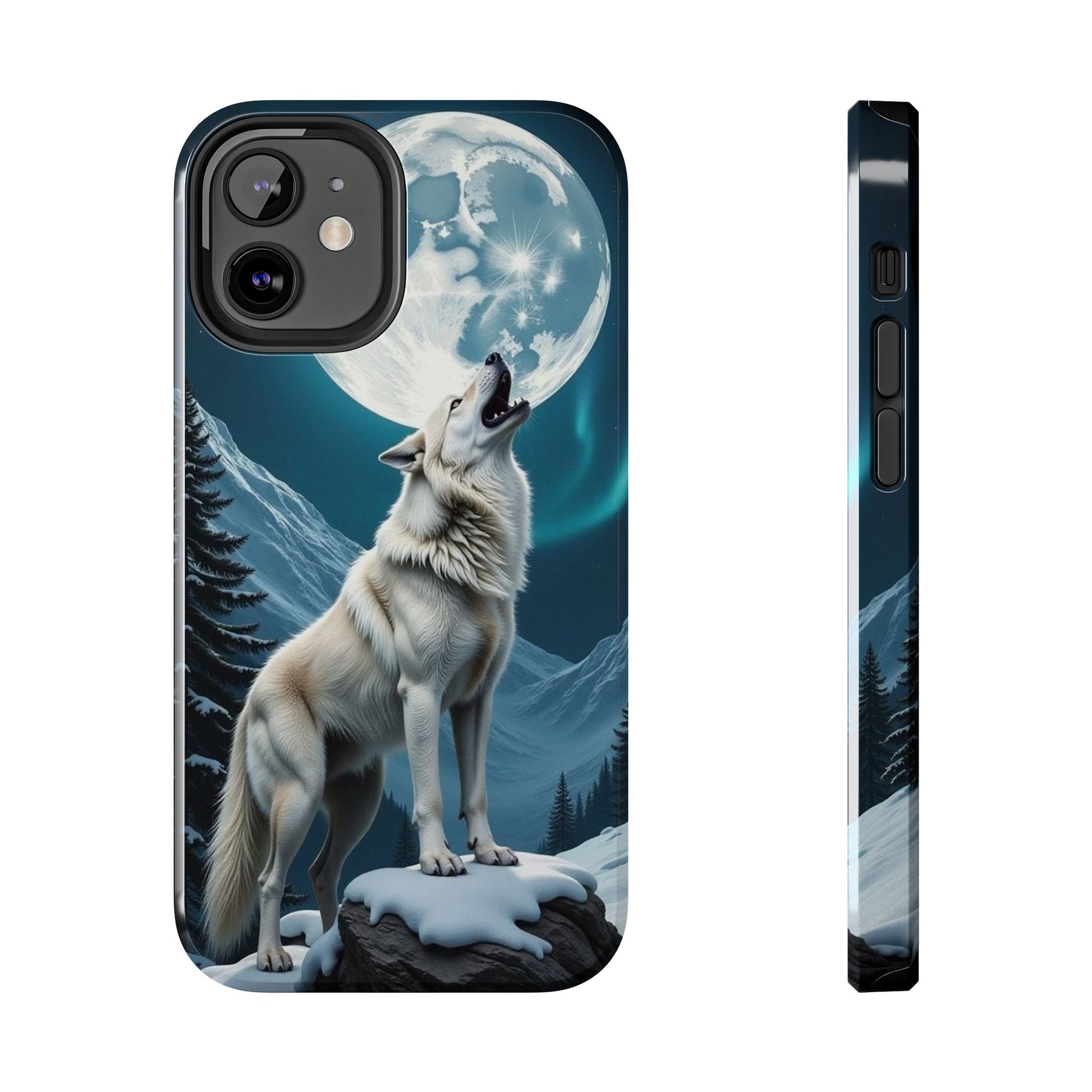 Howling Wolf Theme Phone Cases for iPhones & Samsung Phones