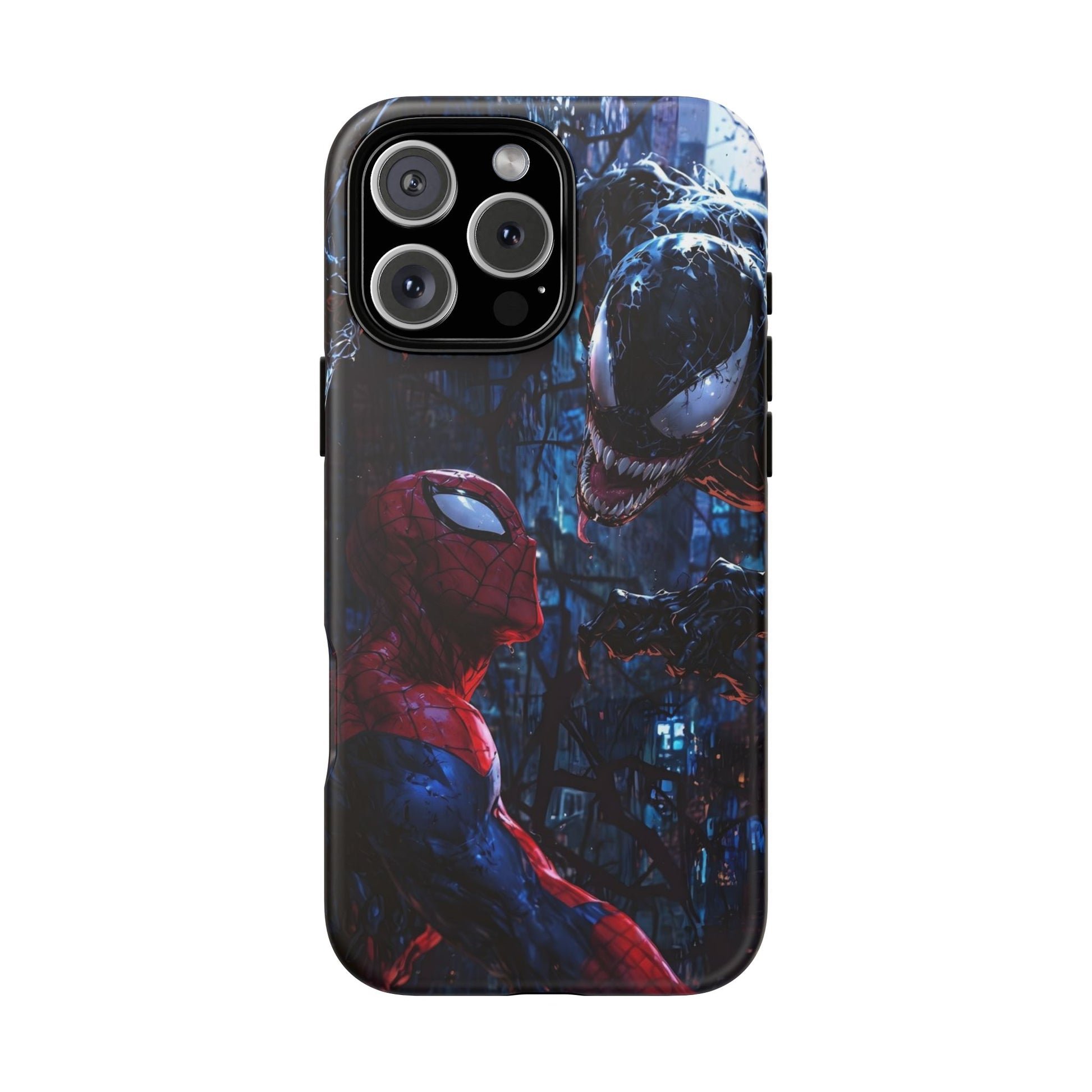 Venom x Spiderman Phone Case, Tough Cases for iPhones, Samsung, and Pixel