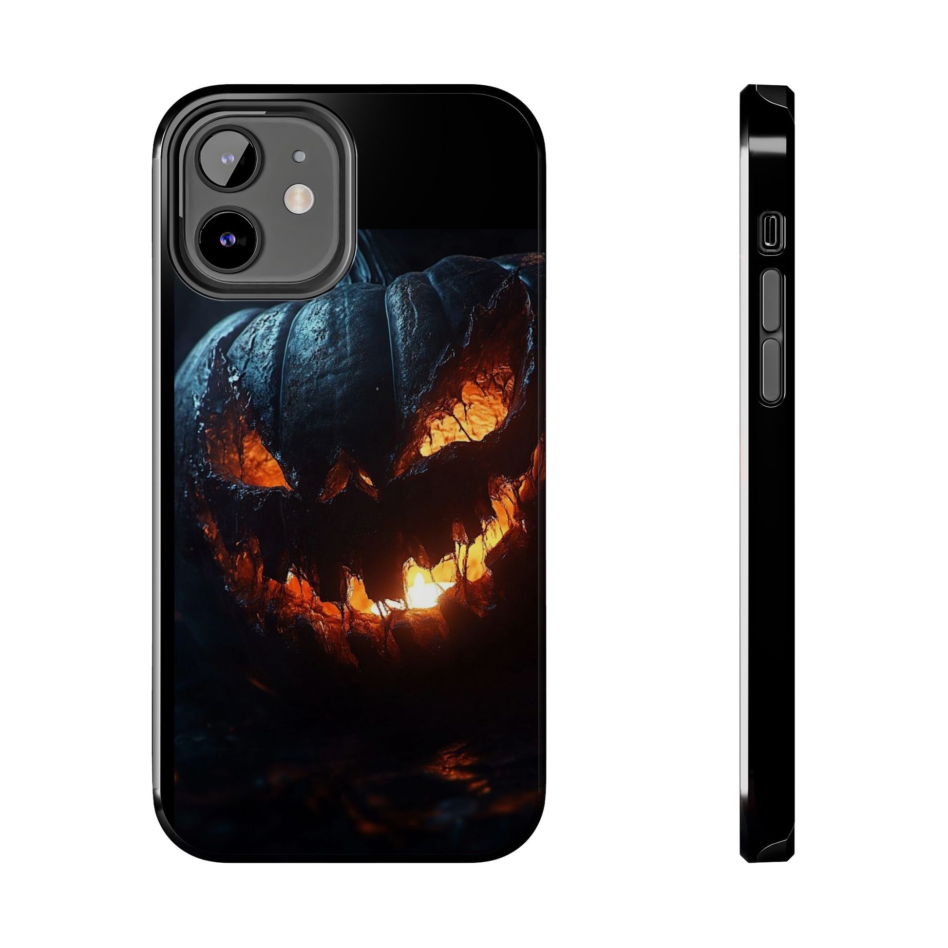 Scary Pumpkin Halloween Theme Phone Cases for iPhones & Samsung Phones