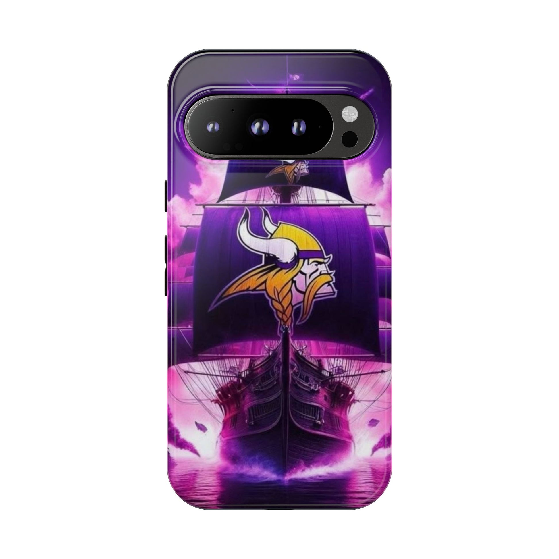 Minnesota Vikings Ship Football Phone Case, Tough Cases for iPhones, Samsung, and Pixel