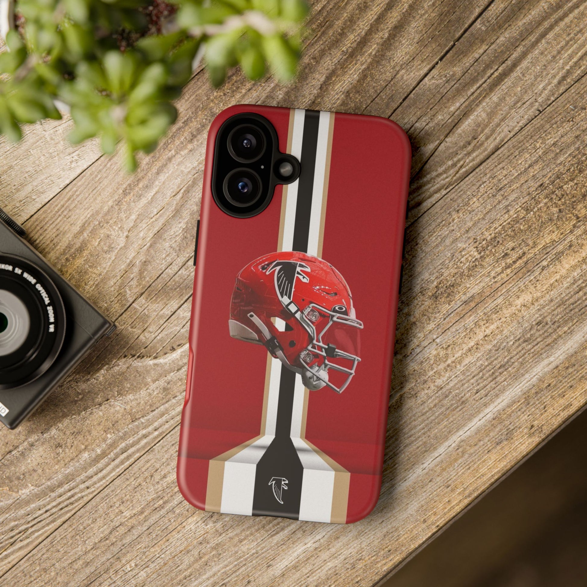 Atlanta Falcons Football Helmet Logo Tough Cases for iPhones, Samsung, and Pixel