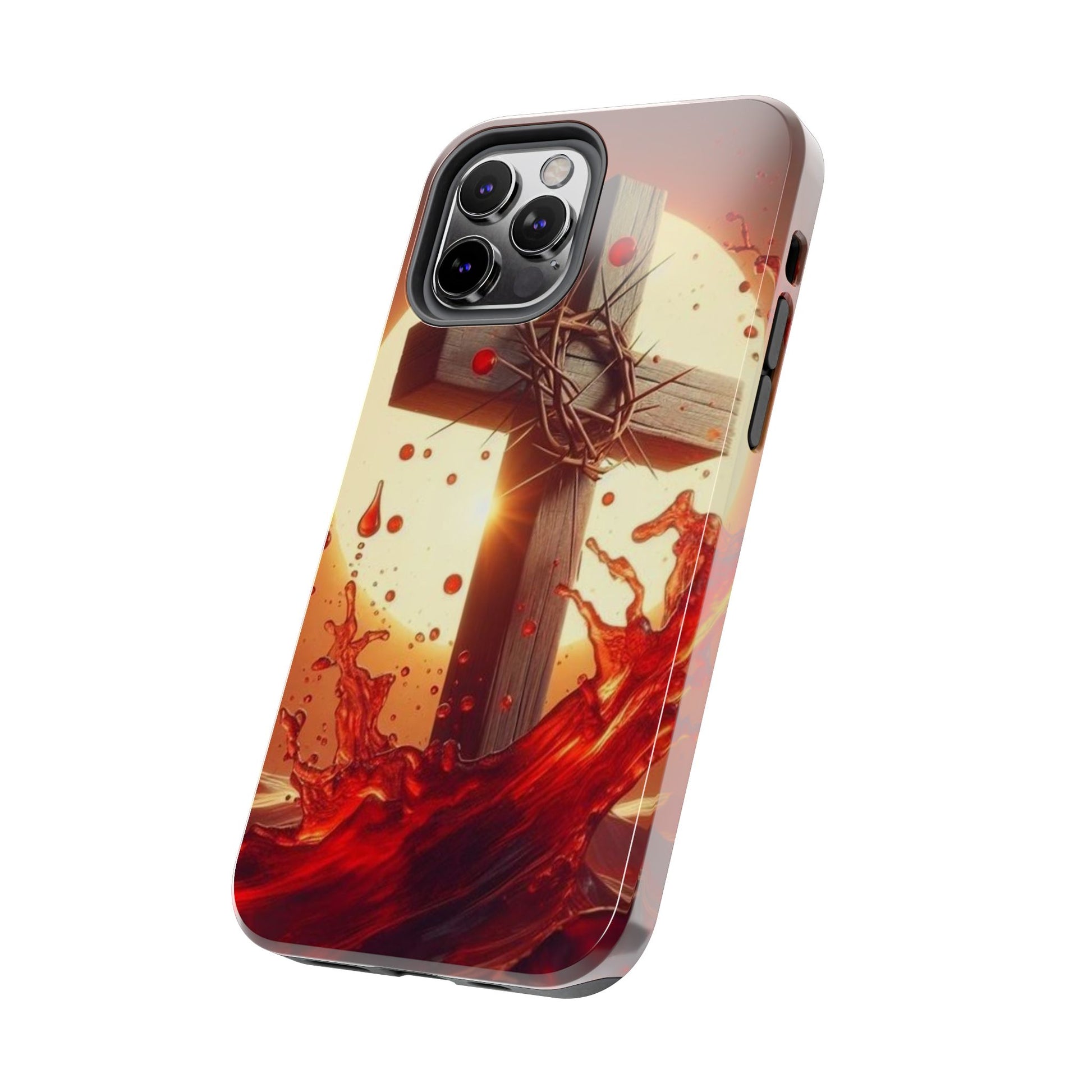 Blood of Christ Christian Theme Phone Cases for iPhones & Samsung Phones