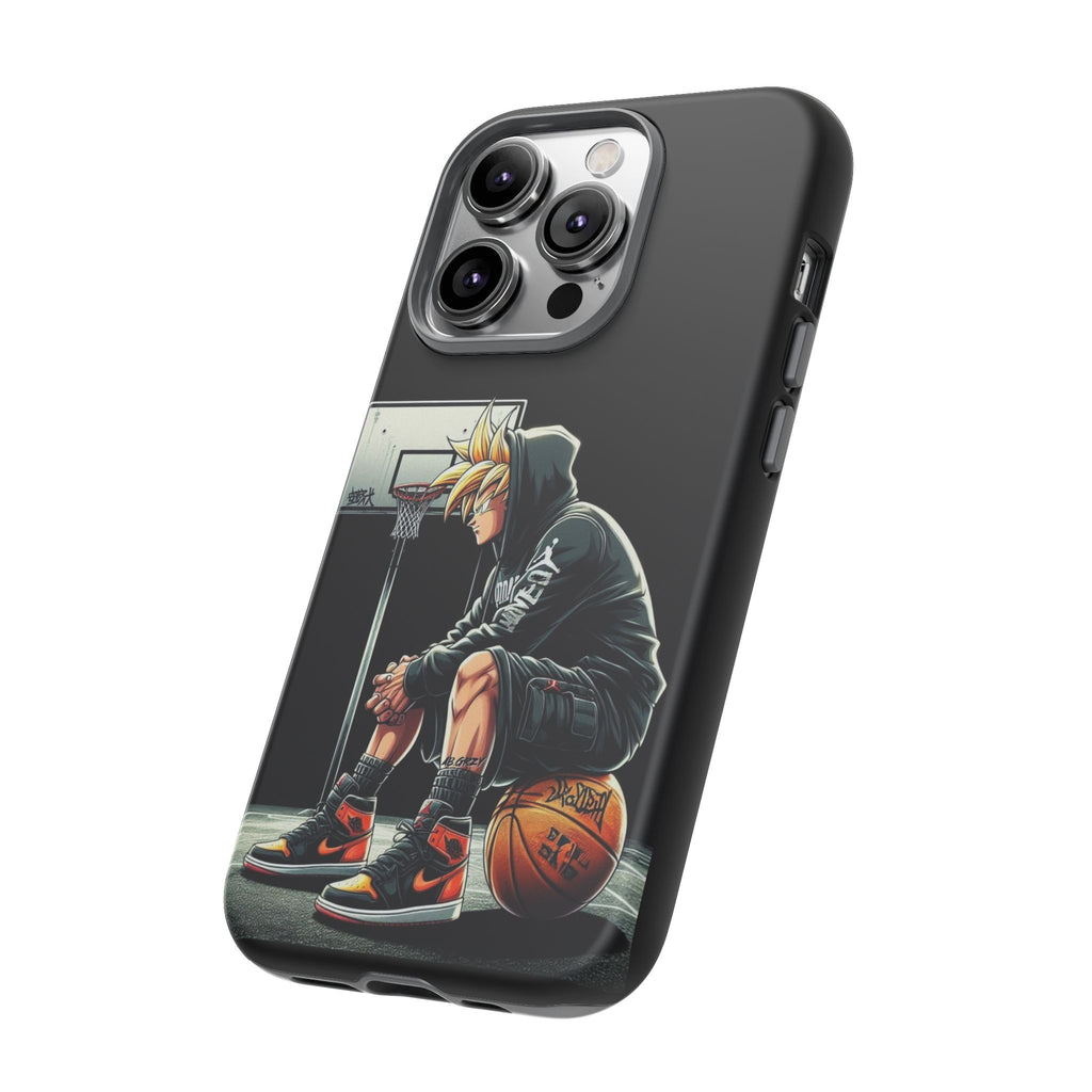 Son Goku Basketball Tough Cases for iPhones, Samsung, and Pixel