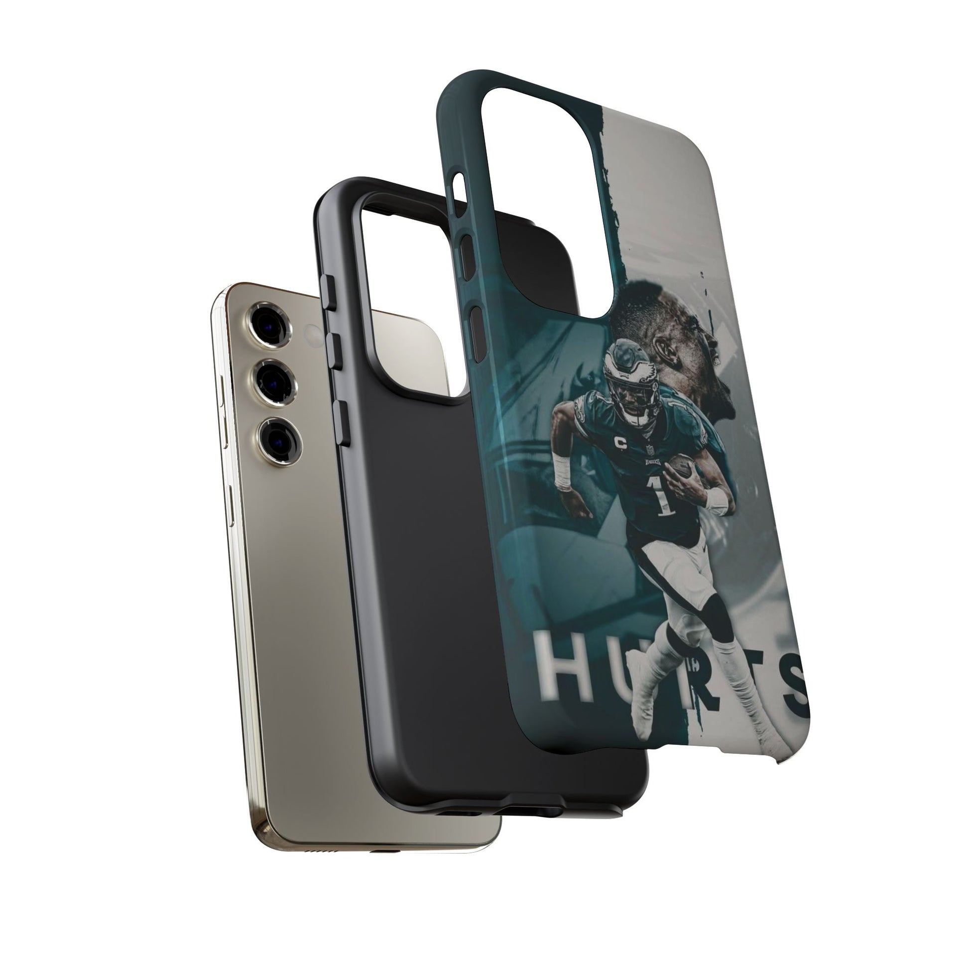 Jalen Hurts Eagles Football Tough Cases for iPhones, Samsung, and Pixel