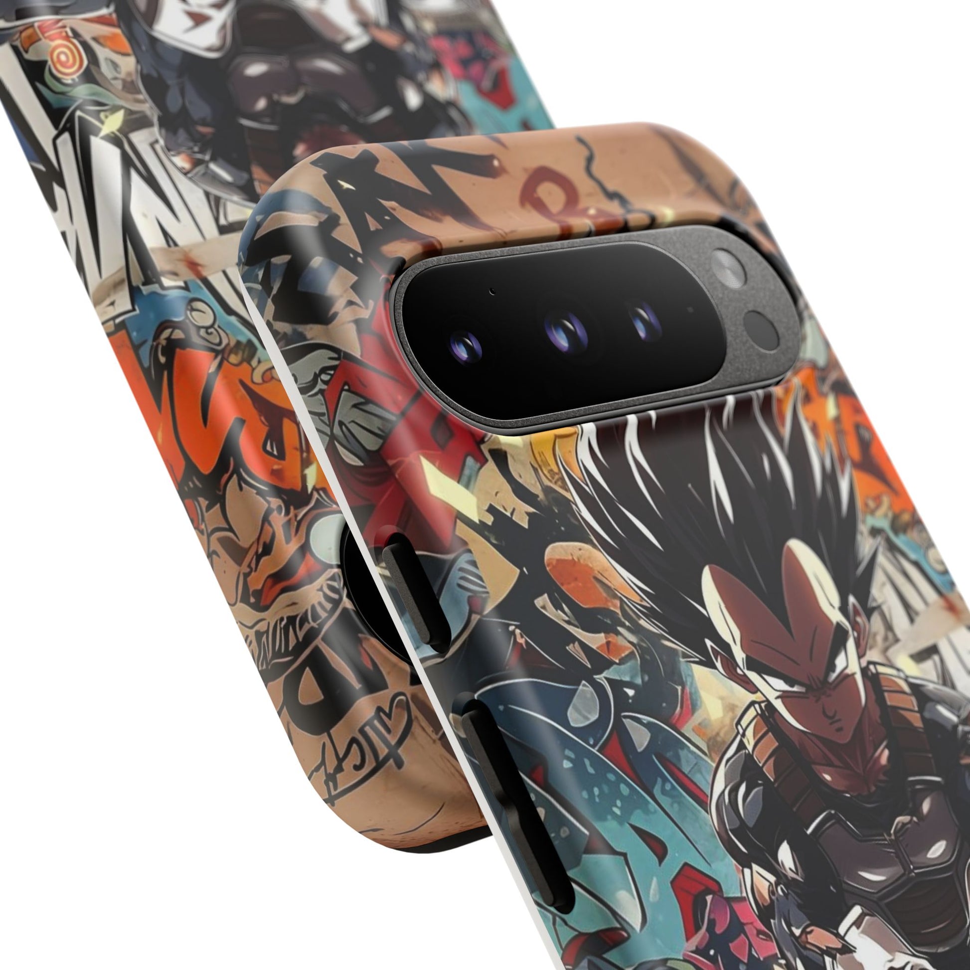 Anime Vegeta Dragon ball Z Tough Cases for iPhones, Samsung, and Pixel