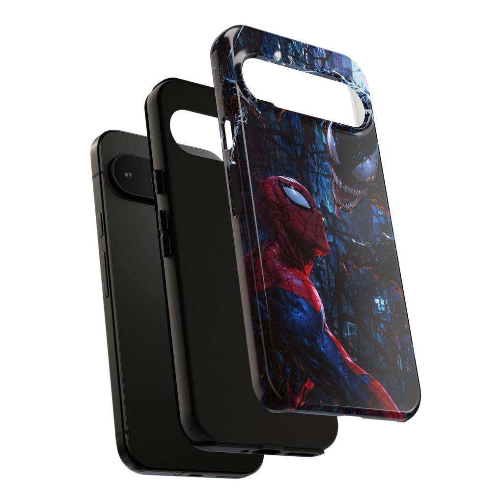 Venom x Spiderman Phone Case, Tough Cases for iPhones, Samsung, and Pixel