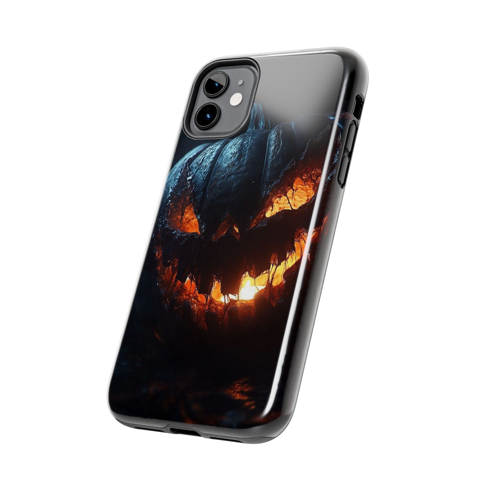 Scary Pumpkin Halloween Theme Phone Cases for iPhones & Samsung Phones
