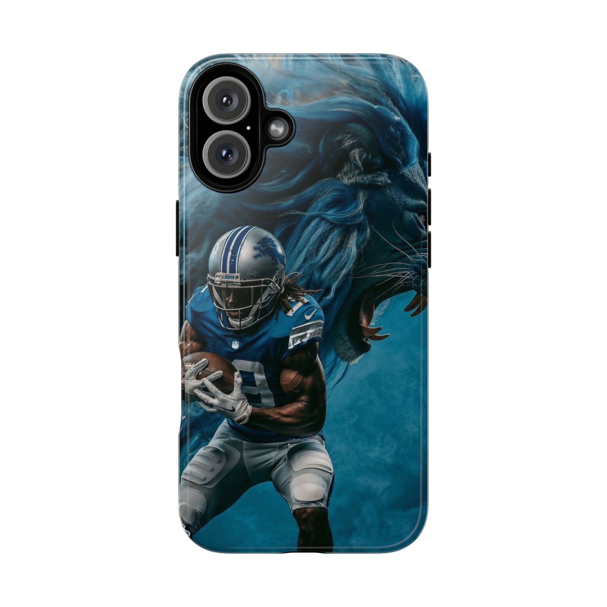 Detroit Lions Player Football Phone Case, Tough Cases for iPhones, Samsung, and Pixel