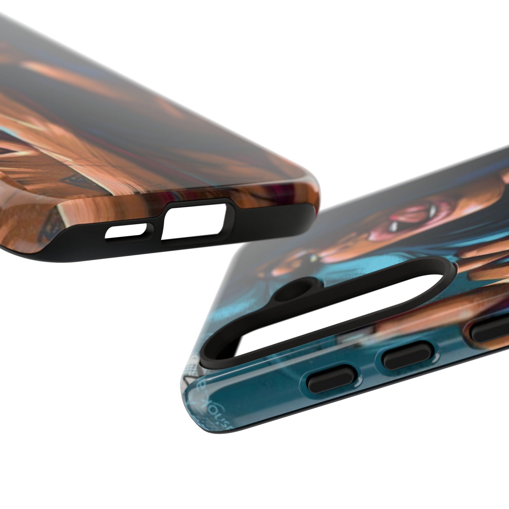 Tough Girl Theme Urban Design Cases for iPhones, Samsung, and Pixel