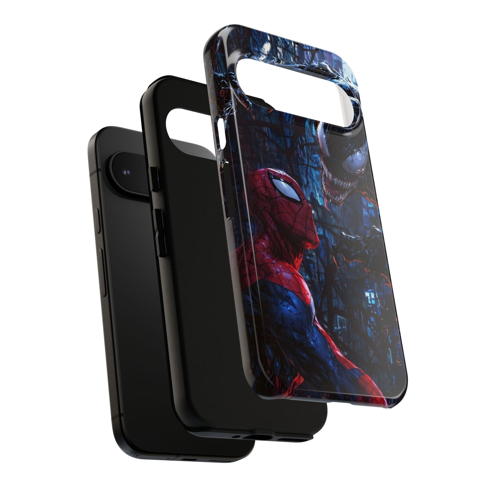 Venom x Spiderman Phone Case, Tough Cases for iPhones, Samsung, and Pixel