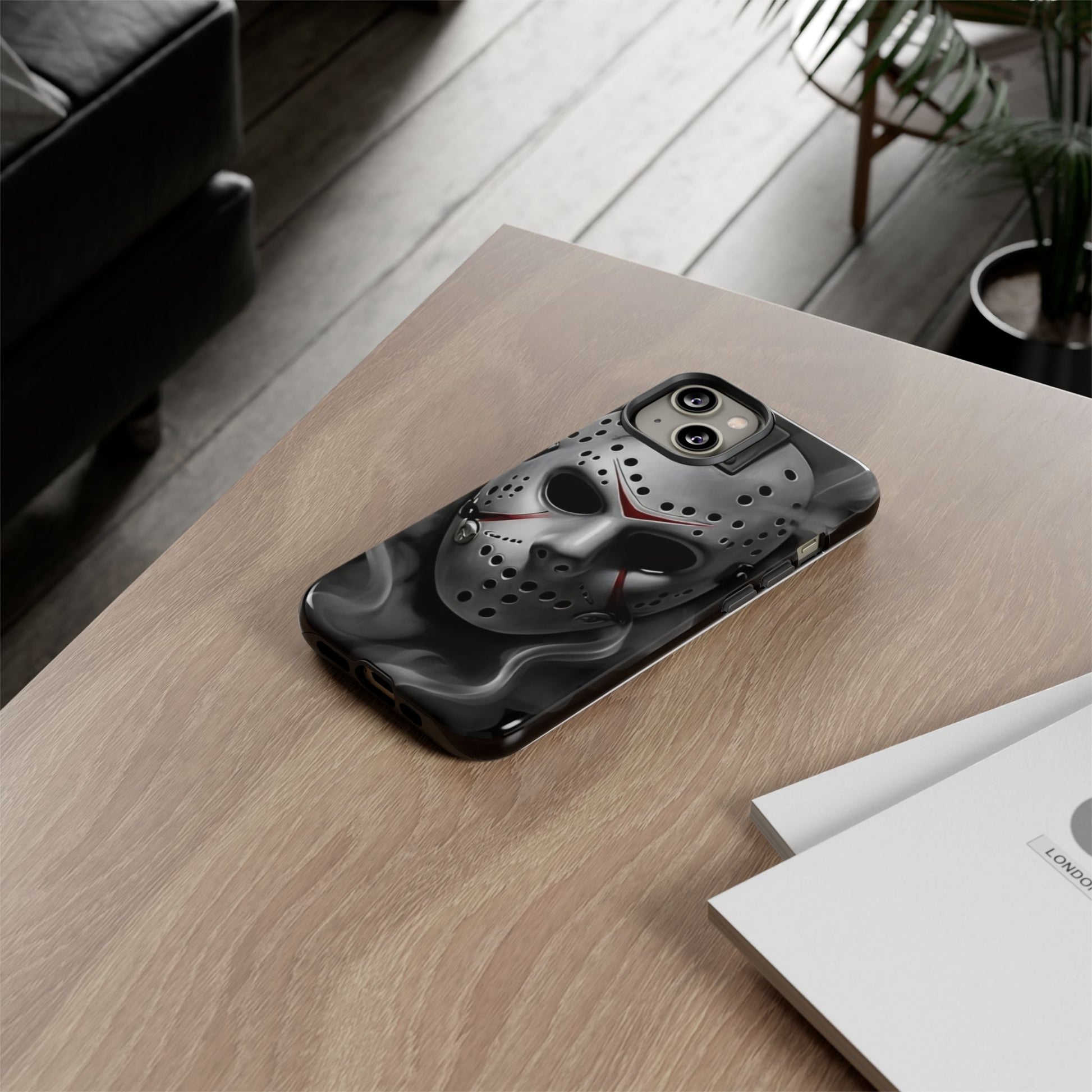 Friday the 13th Jason's Mask Tough Cases for iPhones, Samsung, and Pixel
