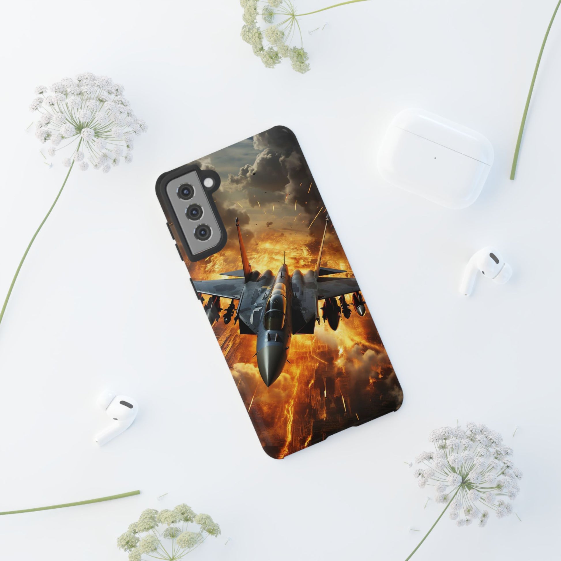 F-15 Fighter Jet Tough Cases for iPhones, Samsung, and Pixel