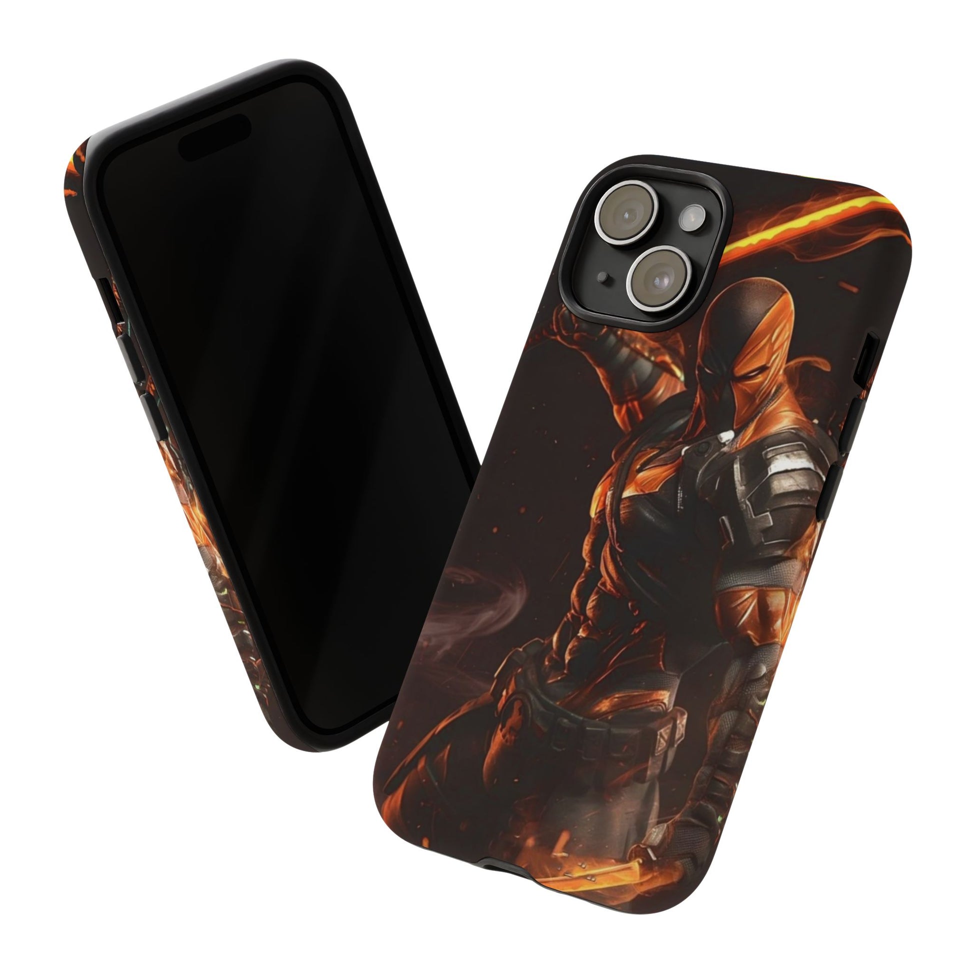 DC Comics Death Stroke Tough Cases for iPhones, Samsung, and Pixel