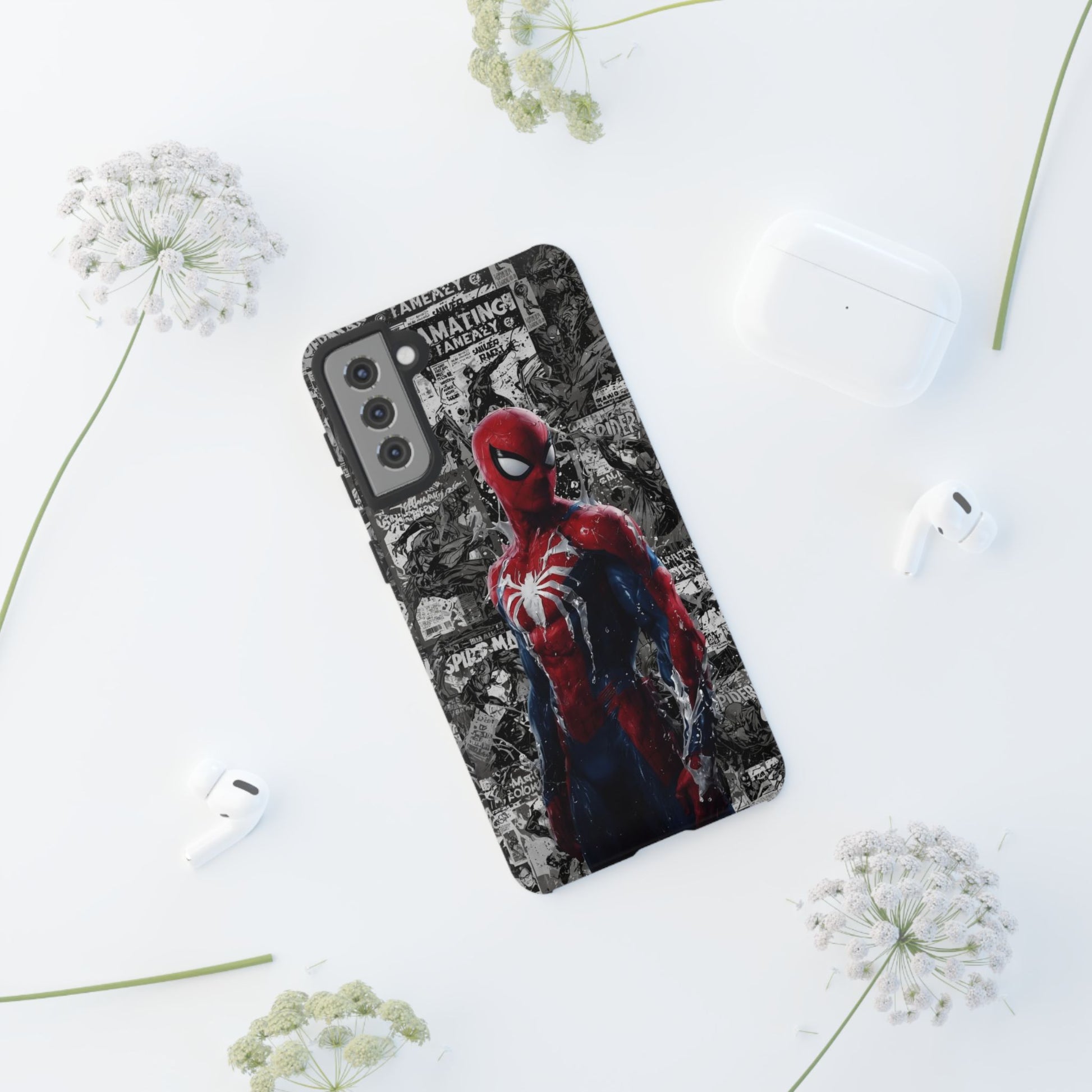 Spiderman Phone Case, Tough Cases for iPhones, Samsung, and Pixel