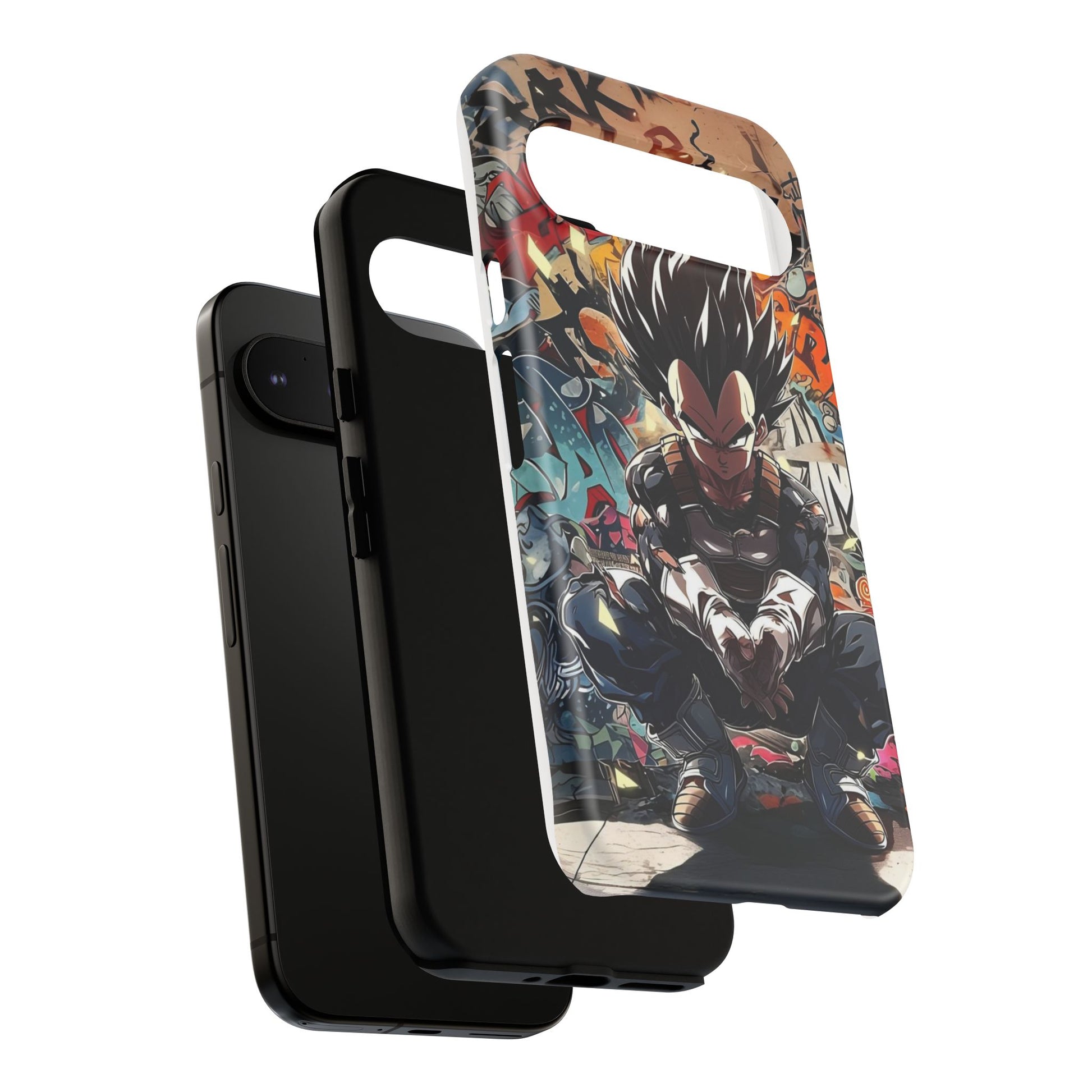 Anime Vegeta Dragon ball Z Tough Cases for iPhones, Samsung, and Pixel