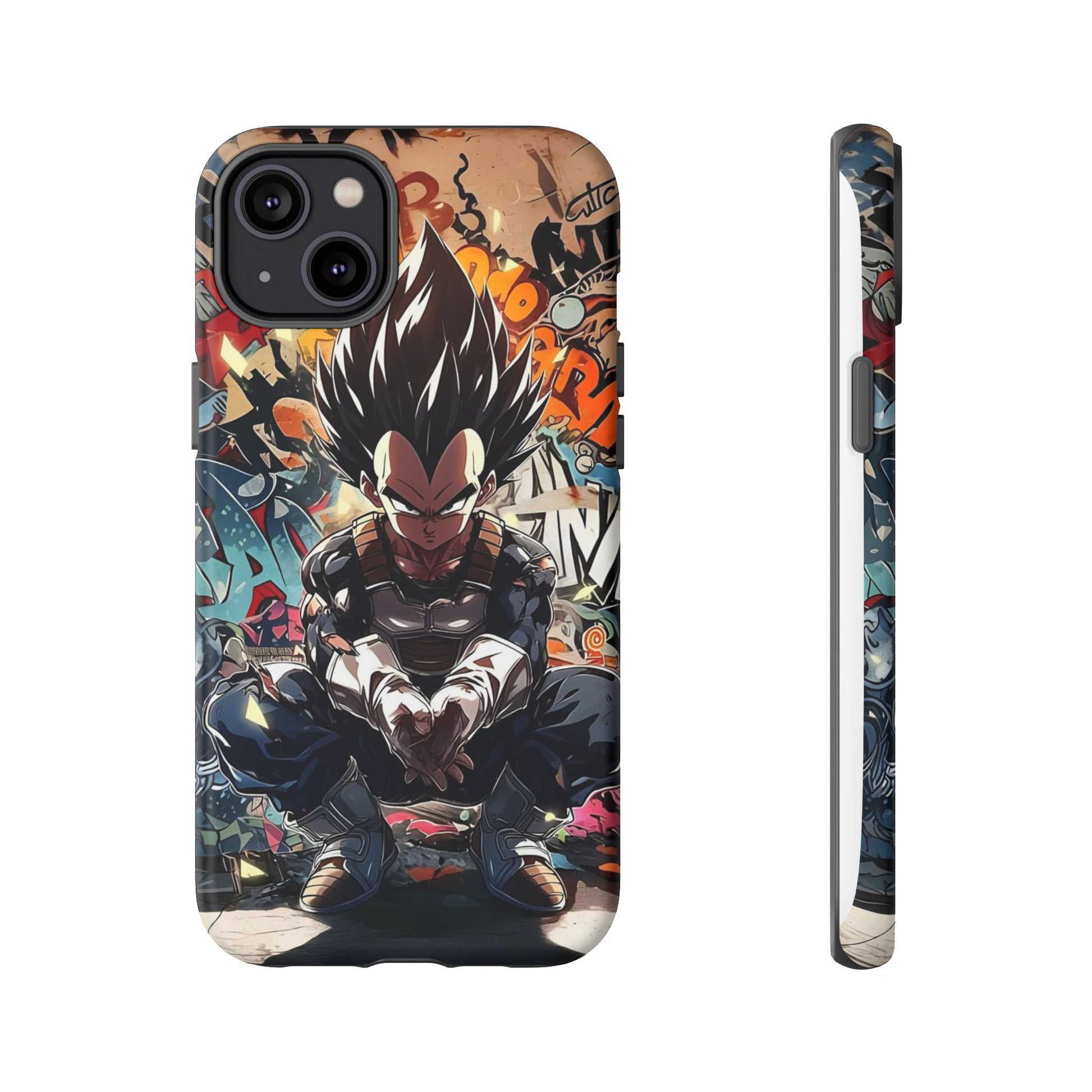 Anime Vegeta Dragon ball Z Tough Cases for iPhones, Samsung, and Pixel