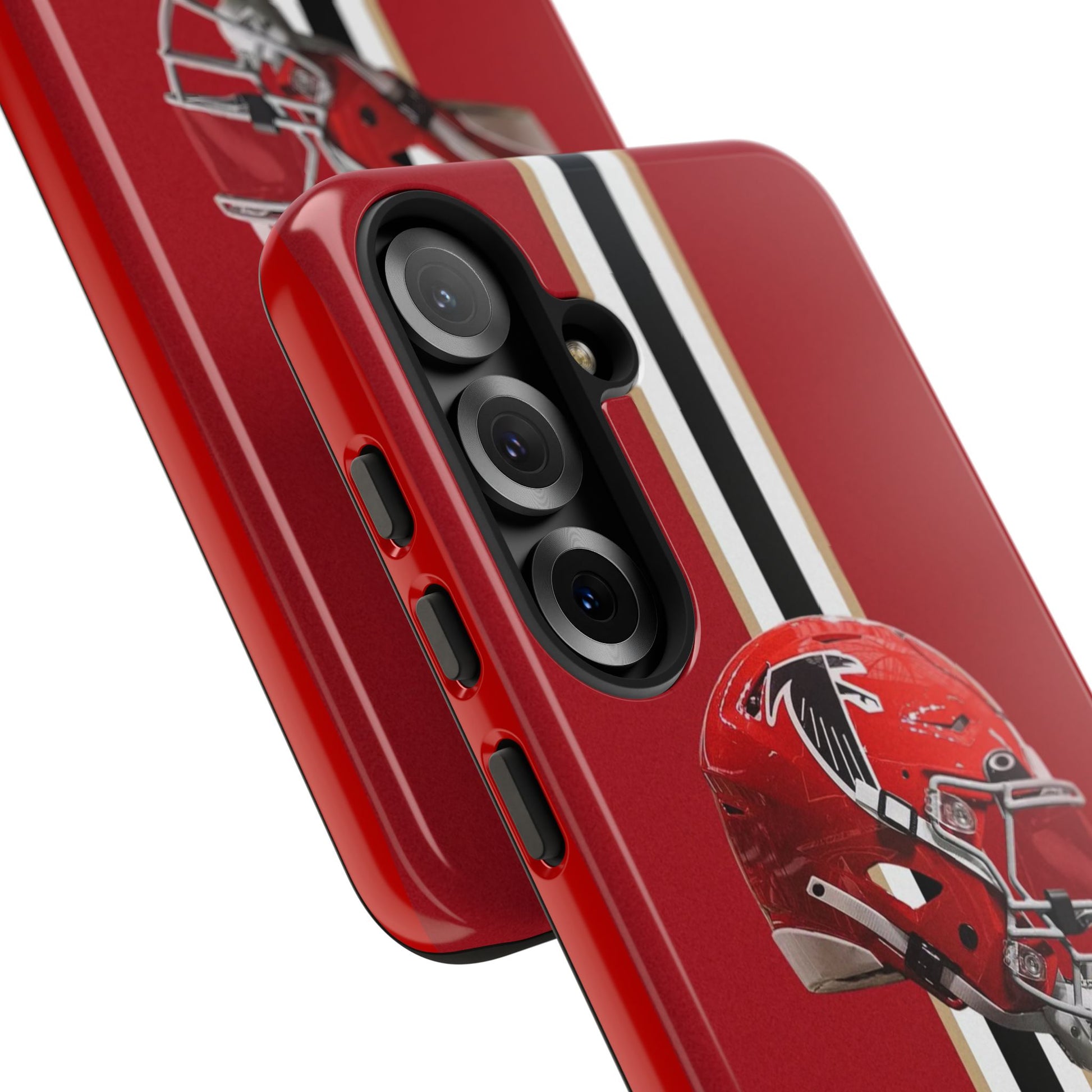 Atlanta Falcons Football Helmet Logo Tough Cases for iPhones, Samsung, and Pixel