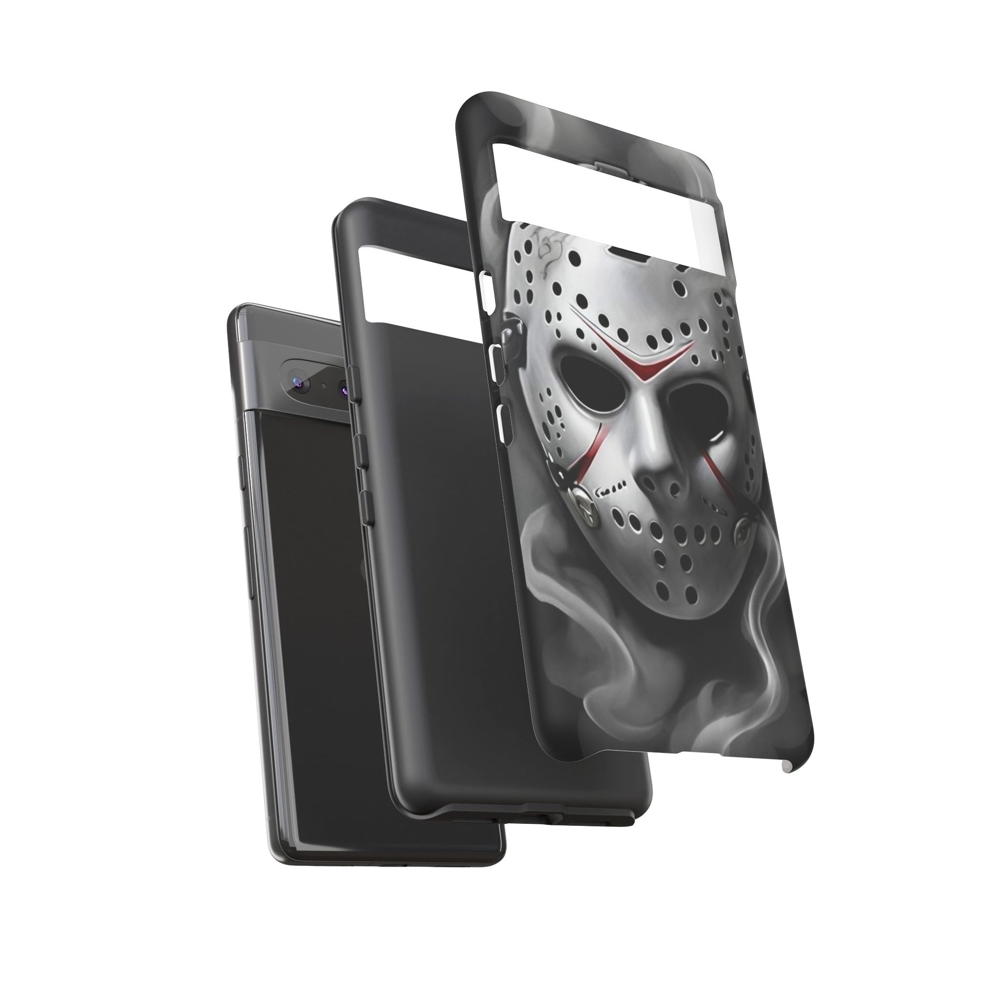 Friday the 13th Jason's Mask Tough Cases for iPhones, Samsung, and Pixel