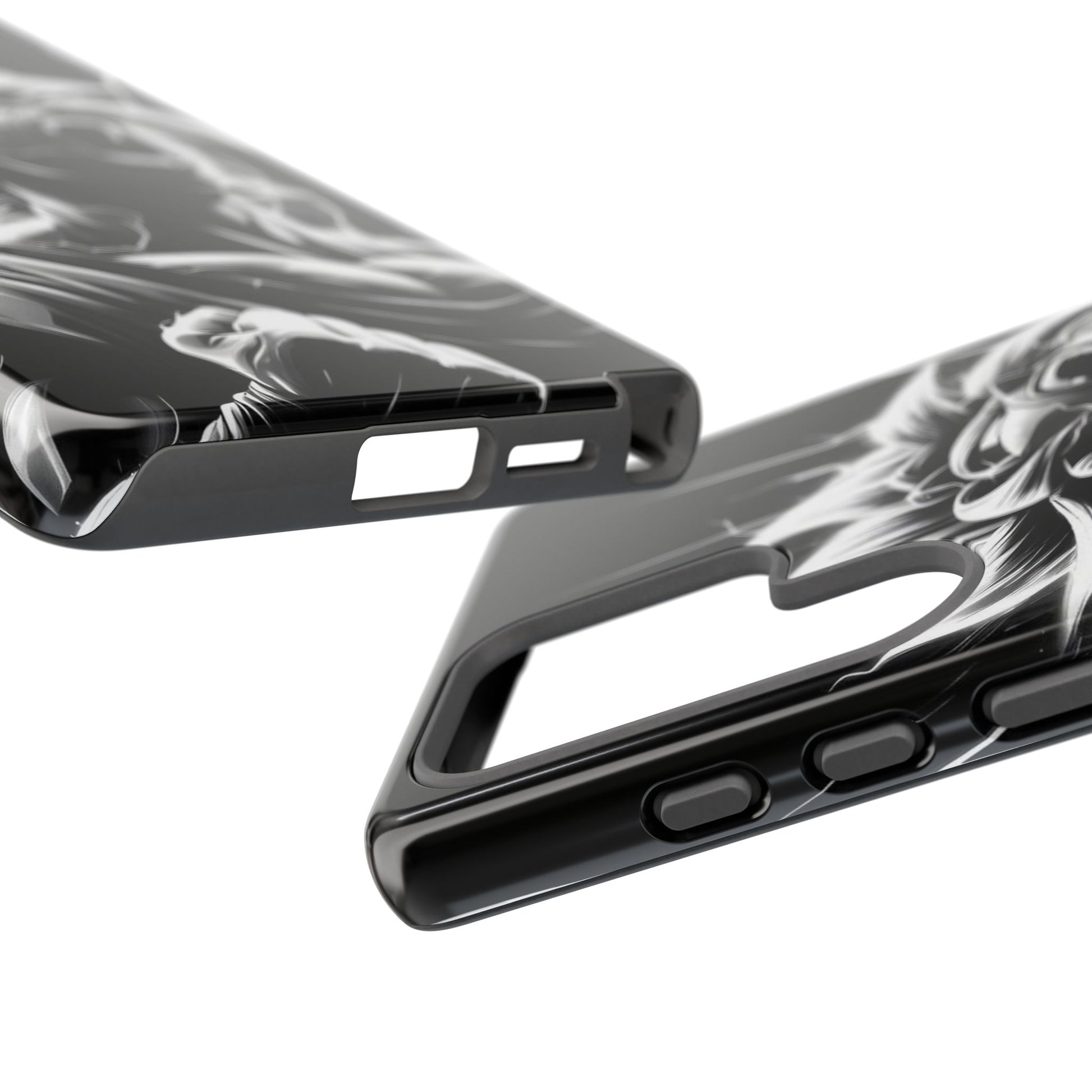 Anime Saiyan Rage Dragon ball Z Tough Cases for iPhones, Samsung, and Pixel
