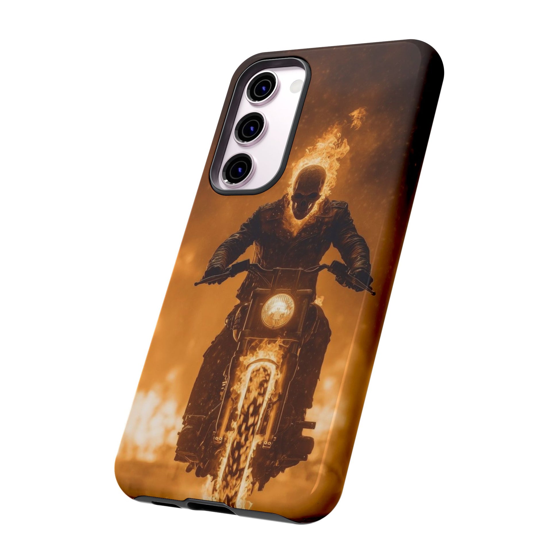 Marvel's Ghostrider Tough Cases for iPhones, Samsung, and Pixel