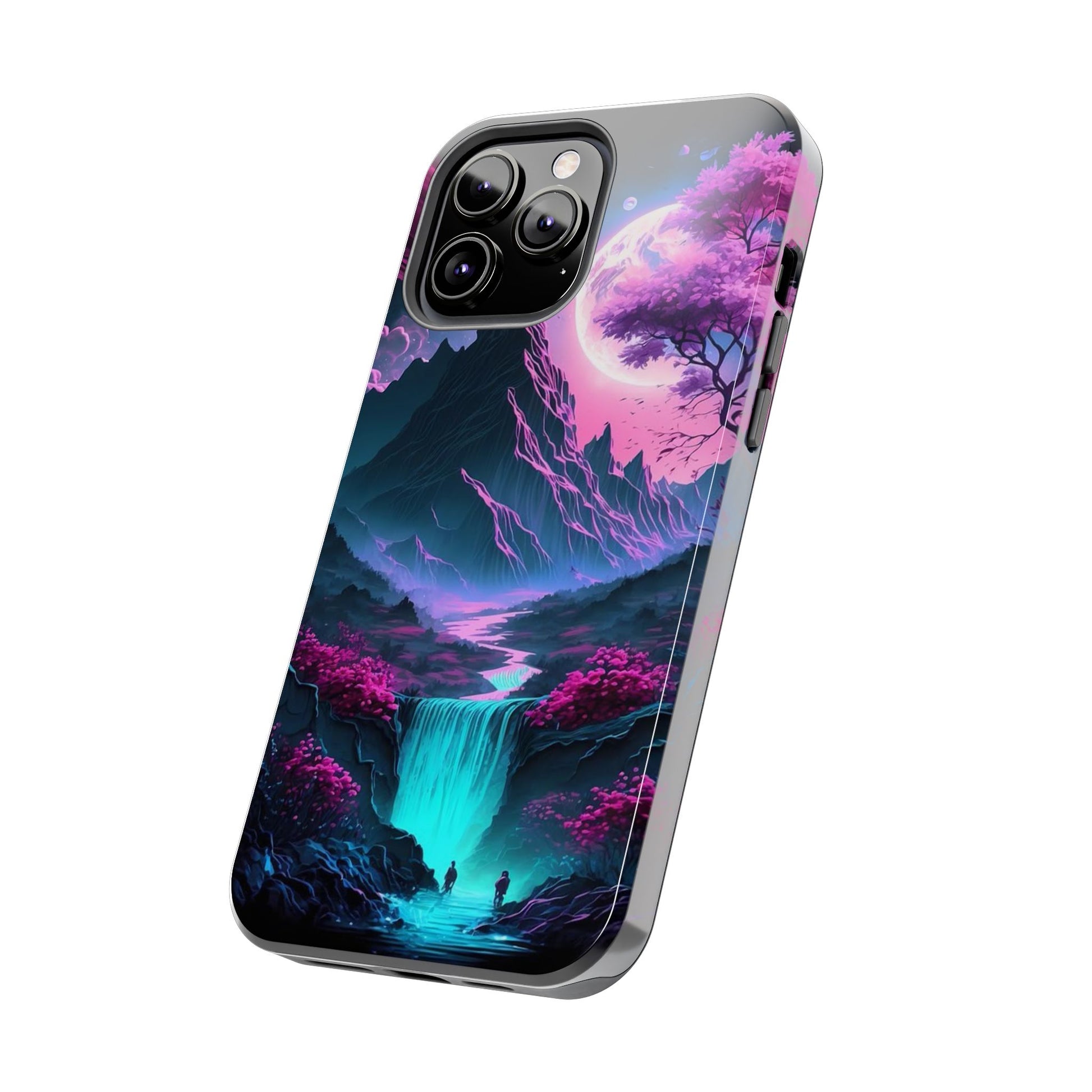 Cherry Blossoms in Japan Themed Tough Phone Cases for Iphones & Samsung Phones