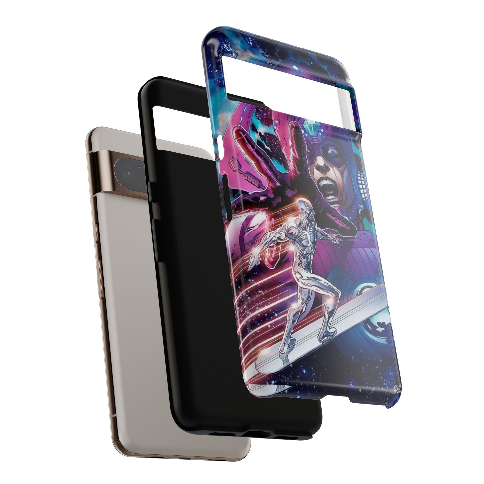 Galactus x Silver Surfer Marvel Phone Case, Tough Cases for iPhones, Samsung, and Pixel